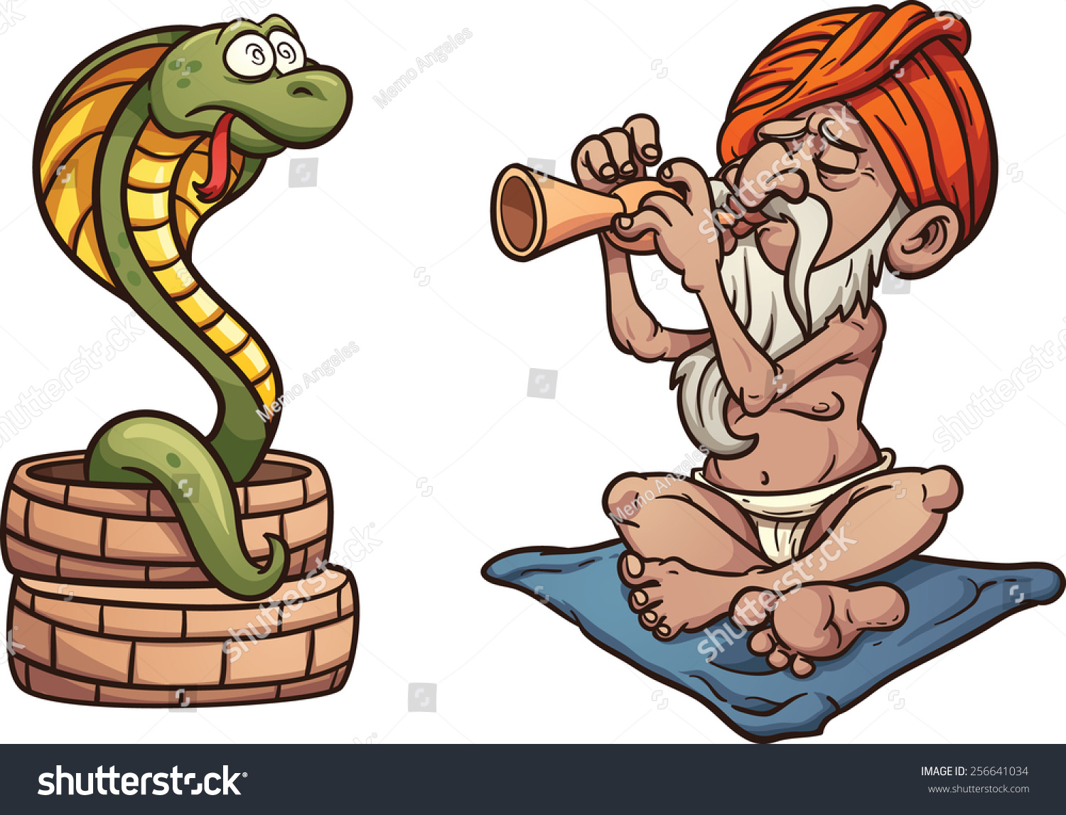 Snake charmer cartoon: Bilder, Stockfotos und Vektorgrafiken | Shutterstock