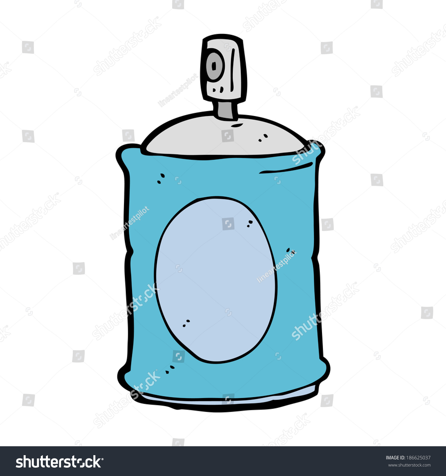 Cartoon Spray Can Stock Vector (Royalty Free) 186625037 | Shutterstock