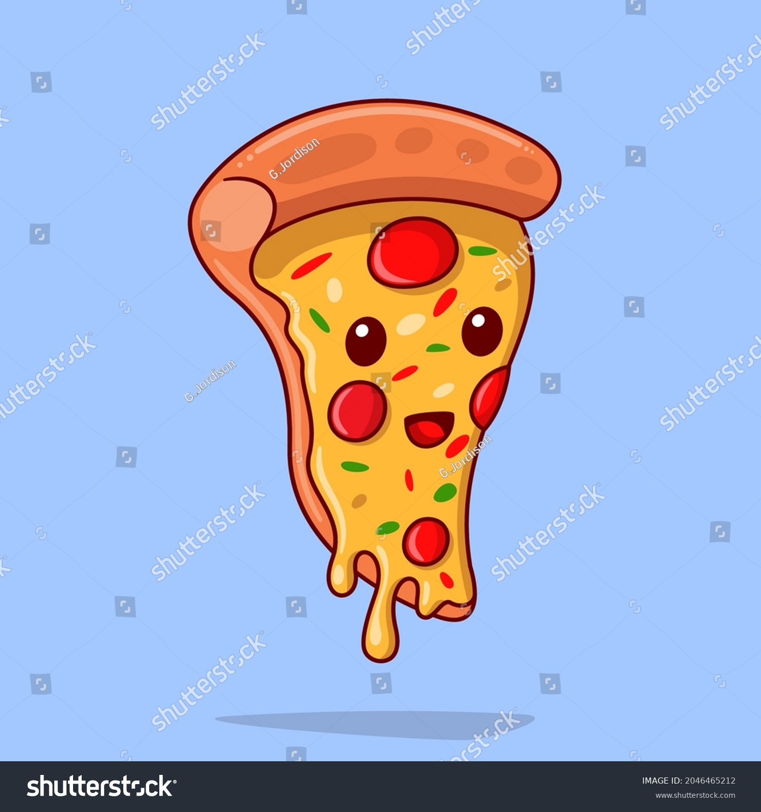 2,577 Pizza slice melting Stock Illustrations, Images & Vectors ...