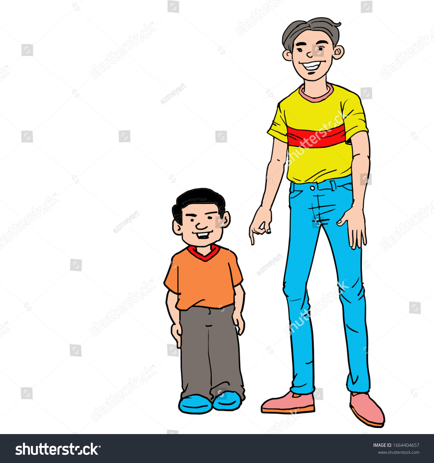 Tall men vs short men