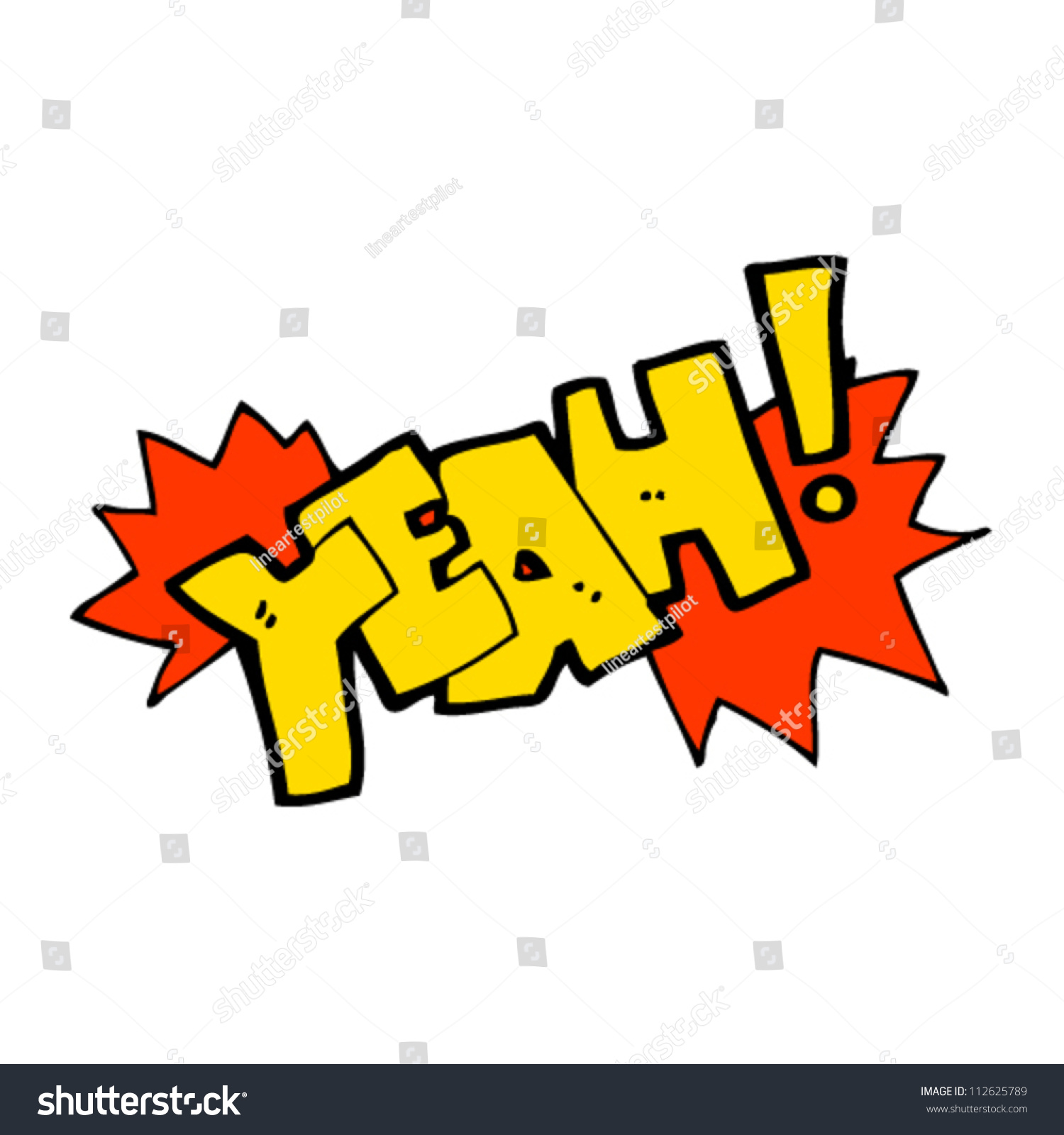 Cartoon Clipart Yeah