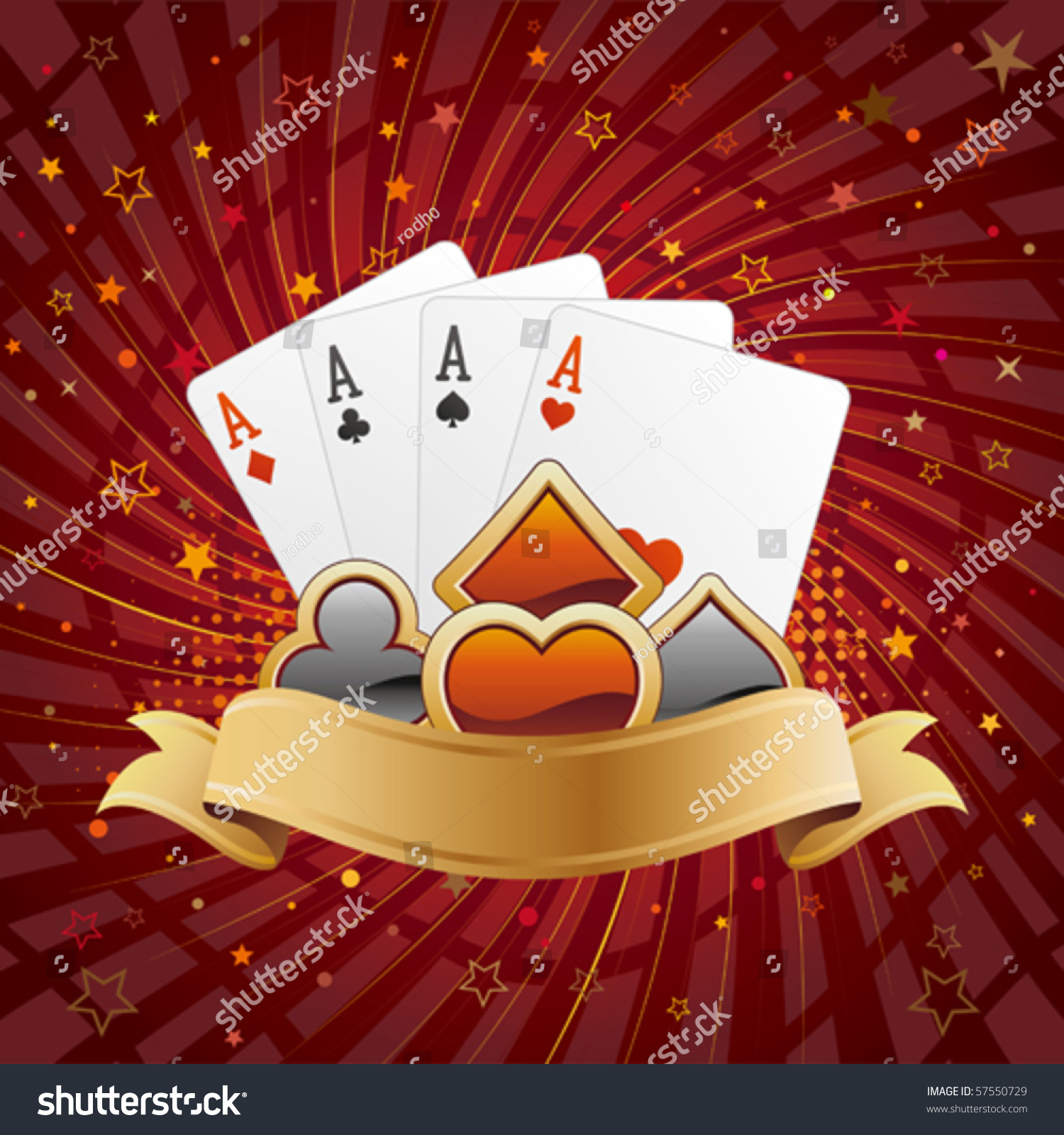Casino Design Elements,Abstract Background Stock Vector Illustration ...