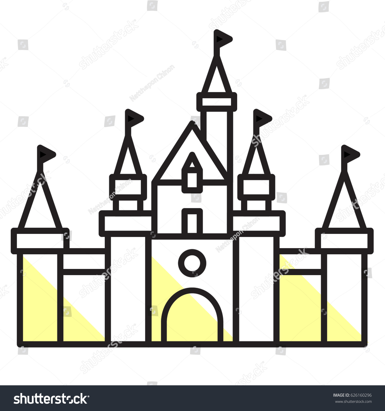 SVG of castle icon
 svg