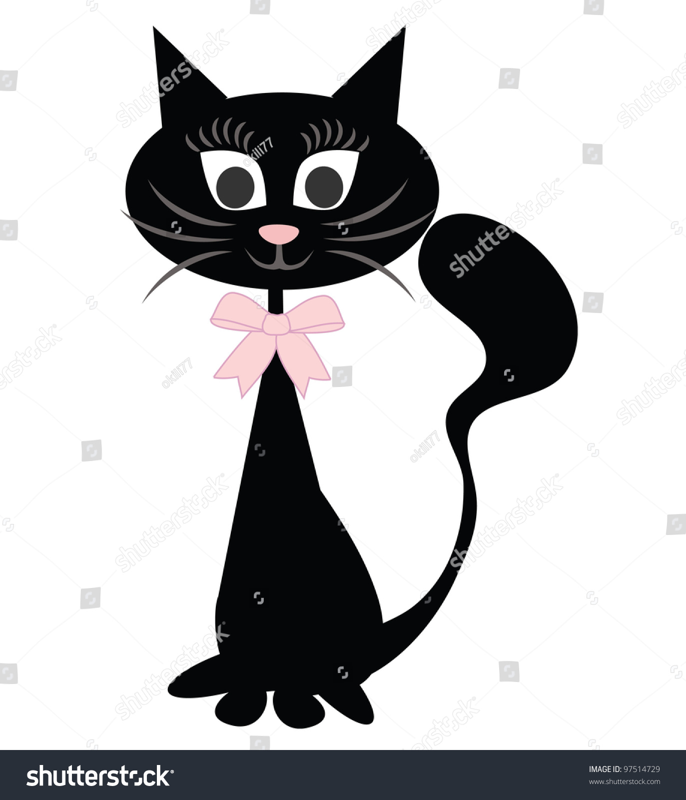 Cat Animation Stock Vector Illustration 97514729 : Shutterstock