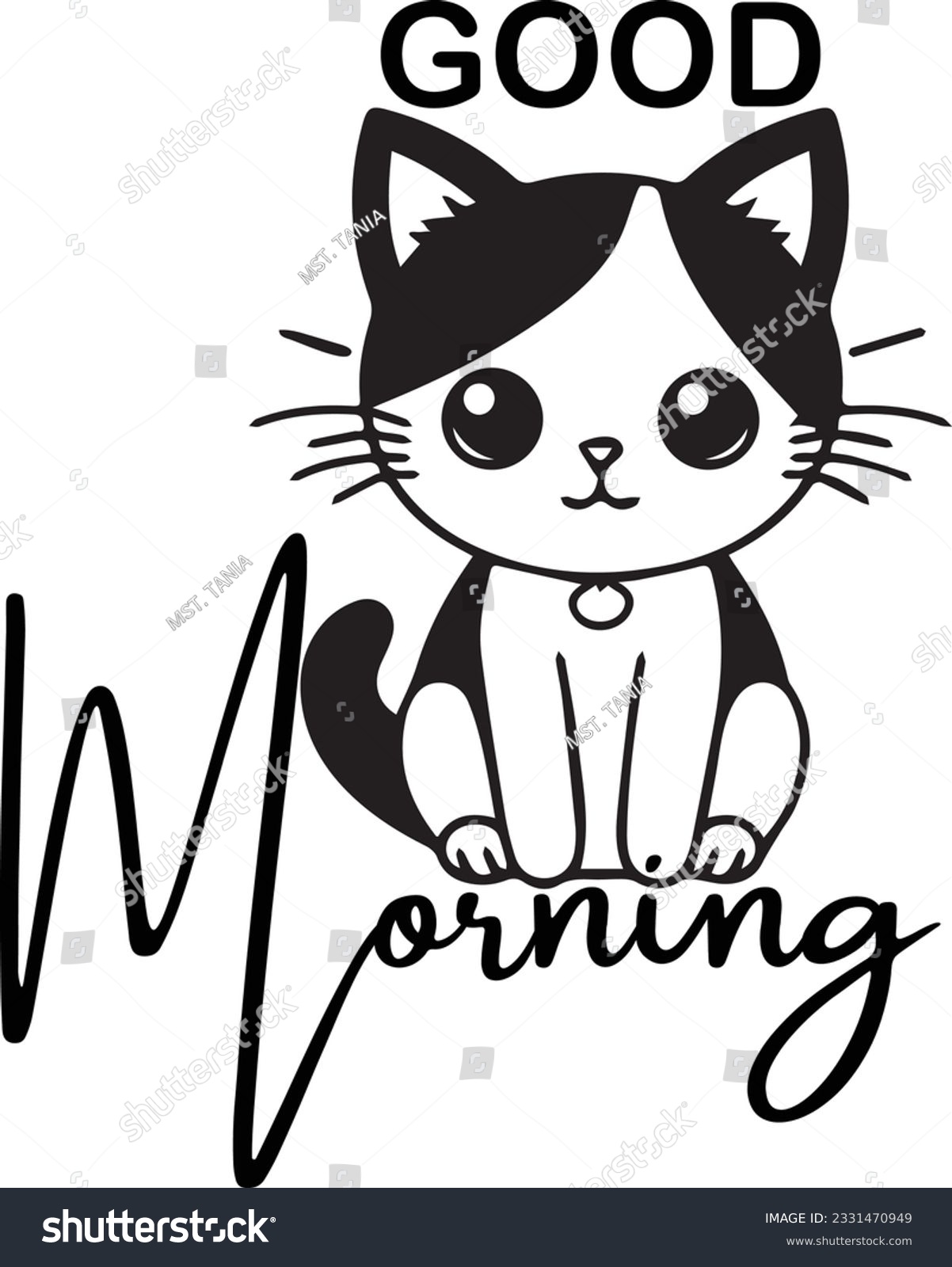 SVG of cat day svg,hello kitty design,world cat day svg, cutei cutei cat design, cat lovers. svg