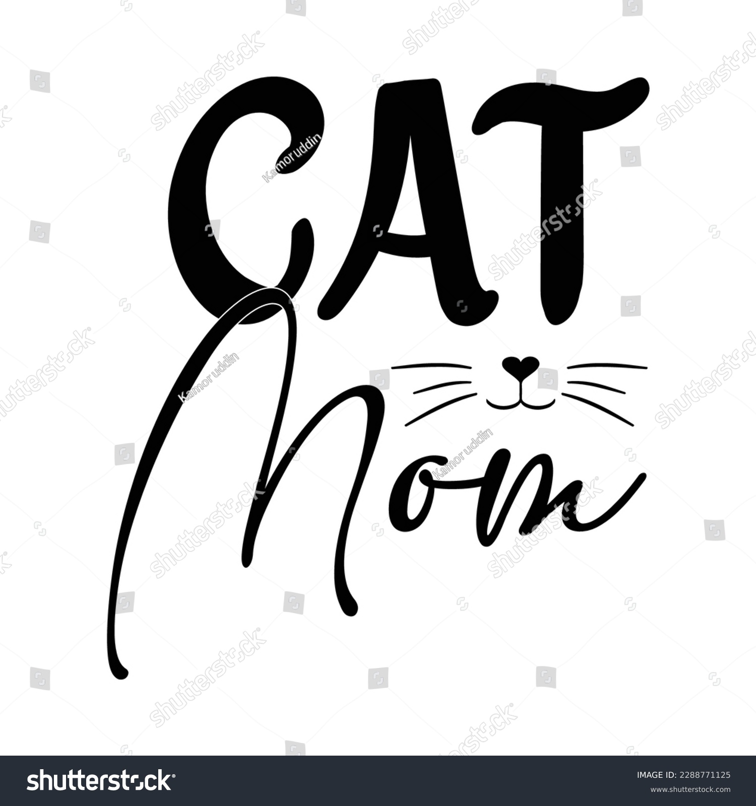 SVG of Cat mom SVG, Cat dad SVG svg
