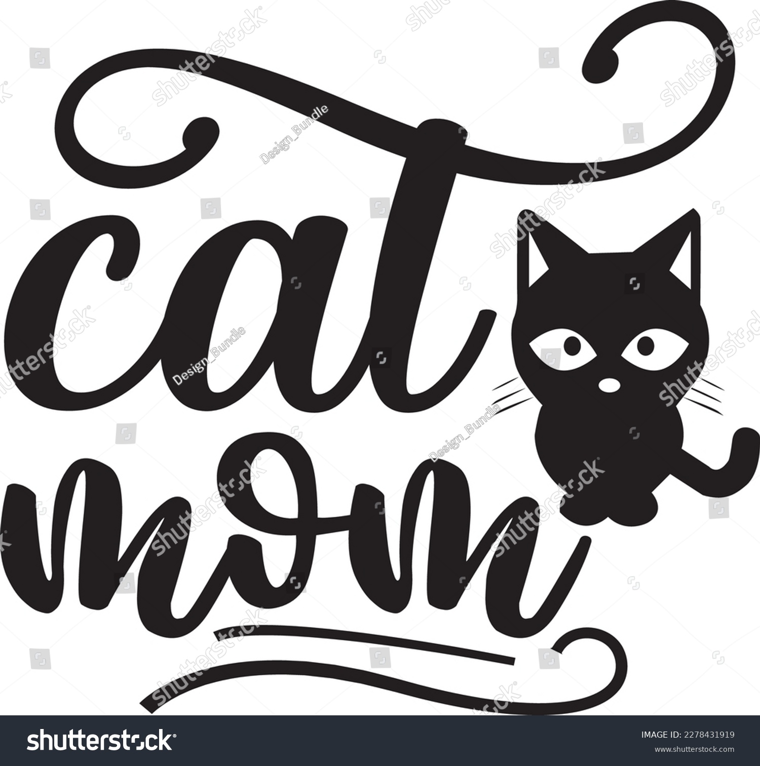 SVG of Cat mom svg , cat SVG design, cat SVG, cat SVG bundle, design, quotes design svg