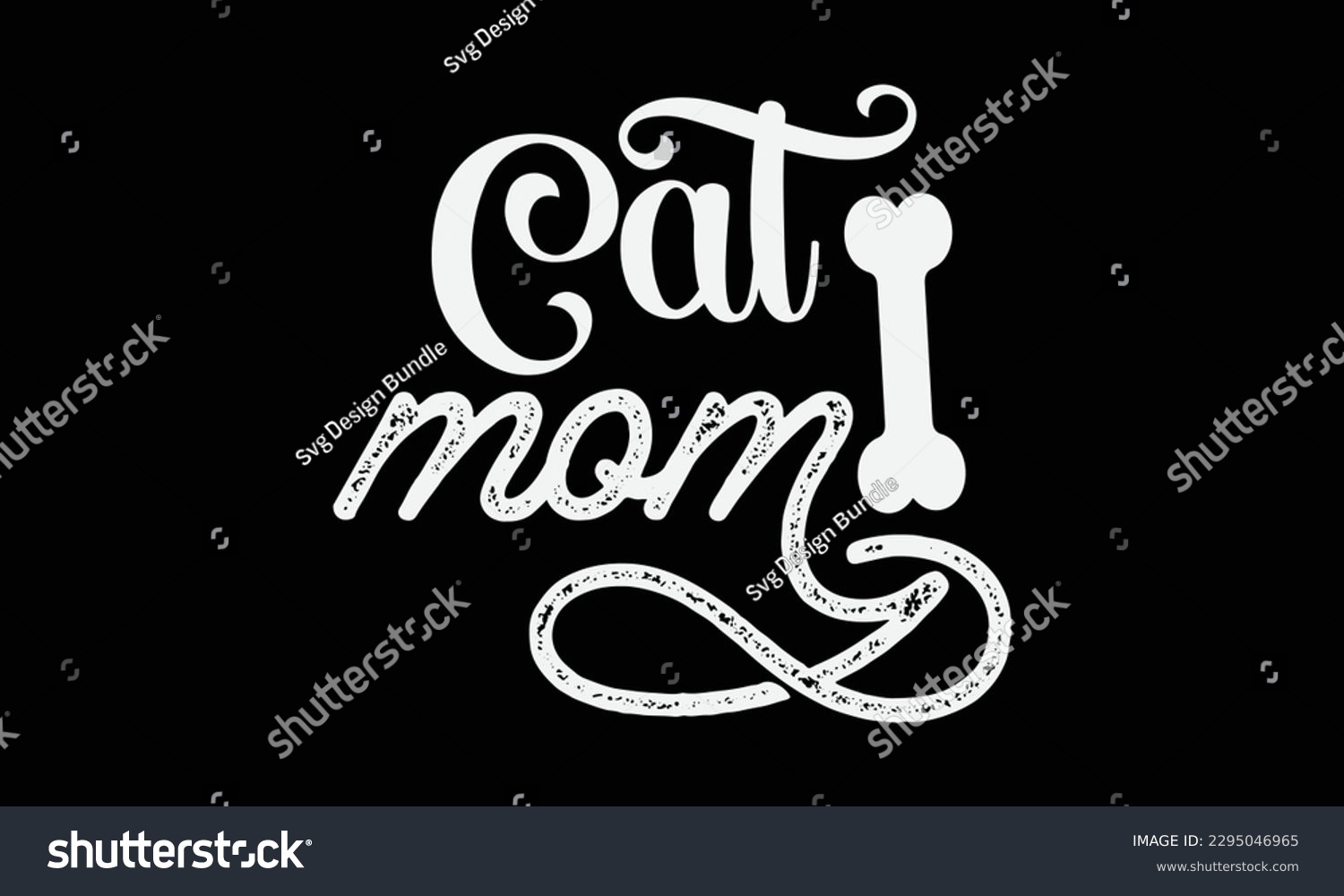 SVG of Cat mom svg, Keychain svg design, Keychain Quotes Design svg