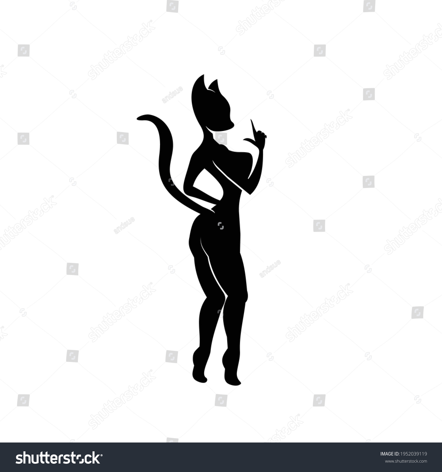 Sexy Cat Images Stock Photos Vectors Shutterstock
