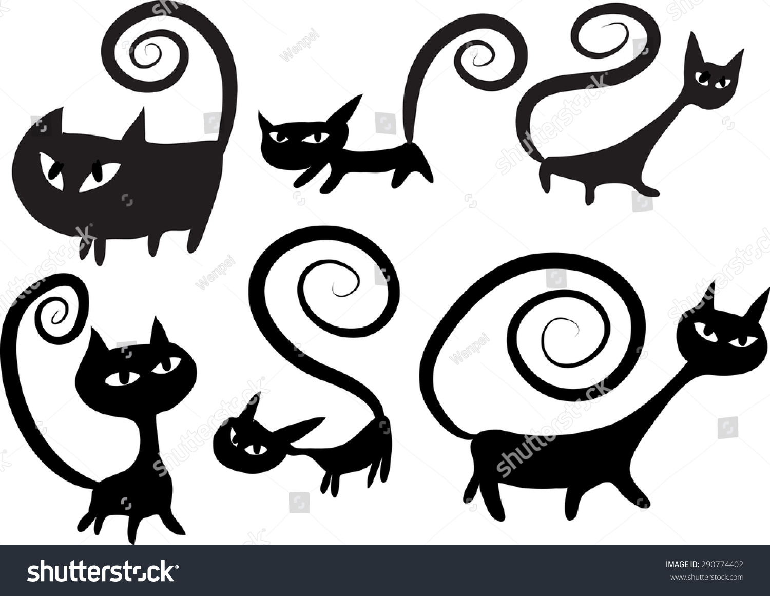 Cat Symbol Stock Vector (Royalty Free) 290774402 | Shutterstock