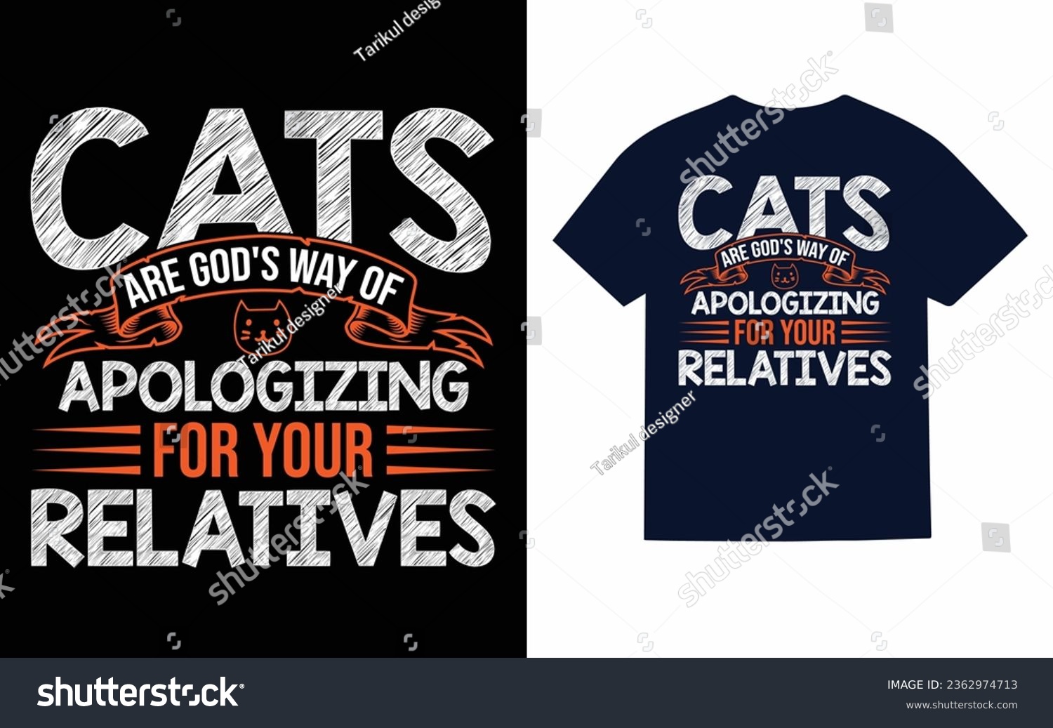 SVG of Cats are god's way of apologizing...   , Cat t shirt design svg