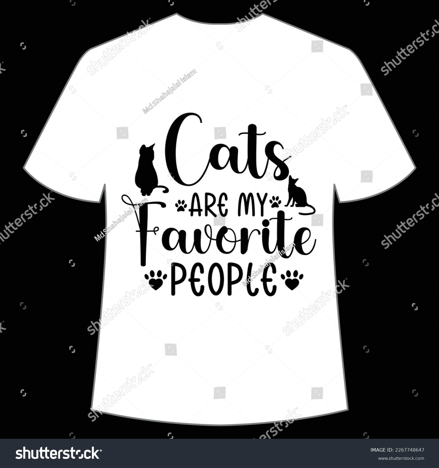 SVG of cats are my favorite people Mother's day shirt print template,  typography design for mom mommy mama daughter grandma girl women aunt mom life child best mom adorable shirt svg