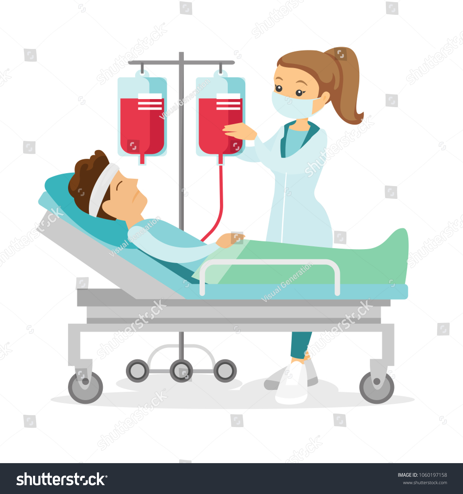 331 Female Patient Blood Transfusion Vector Images, Stock Photos 