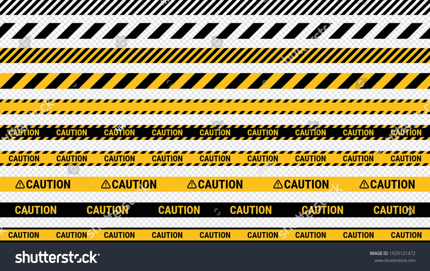 SVG of Caution tape, police line and danger tapes. Vector illustration svg