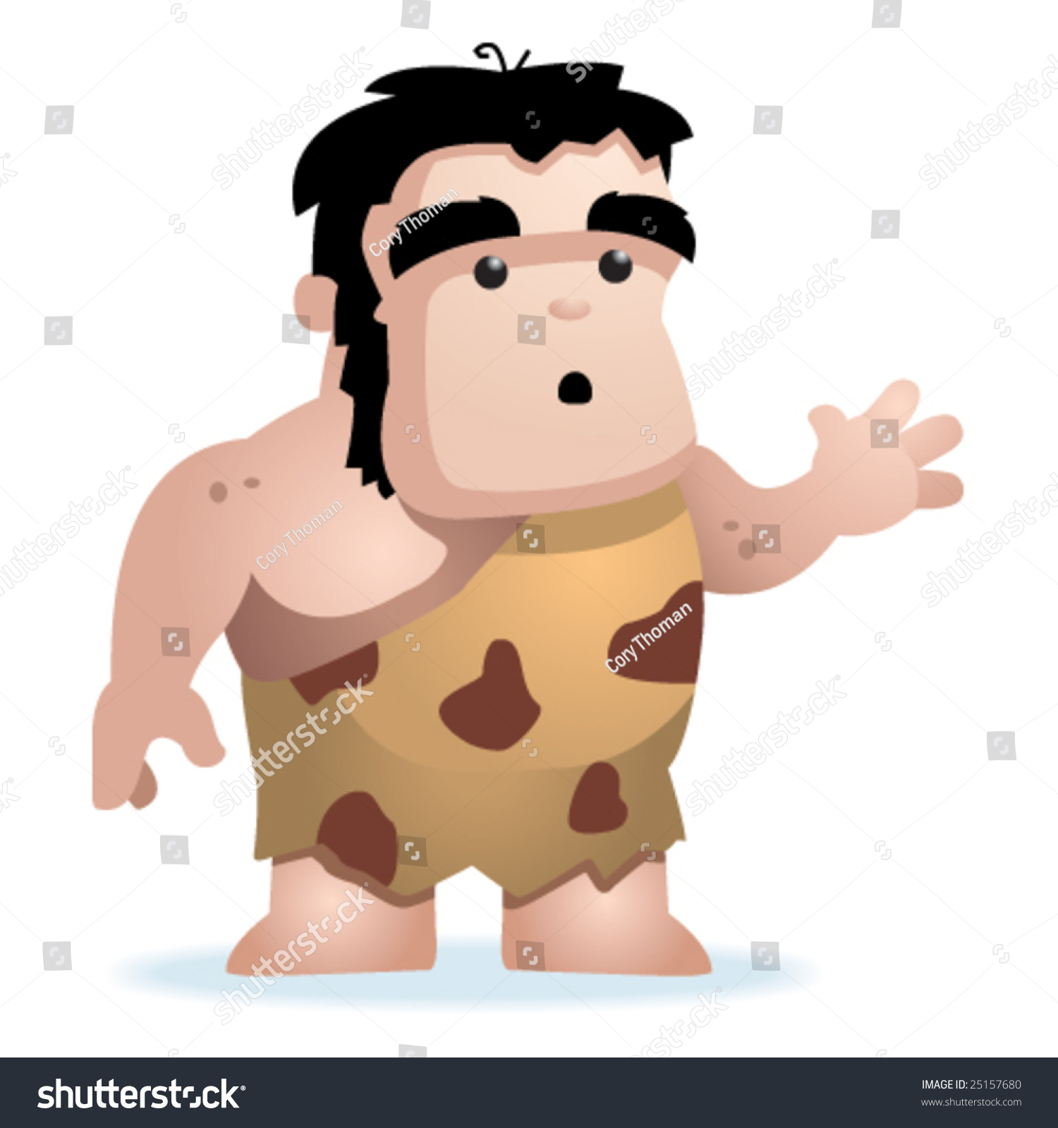 Caveman Stock Vector 25157680 - Shutterstock