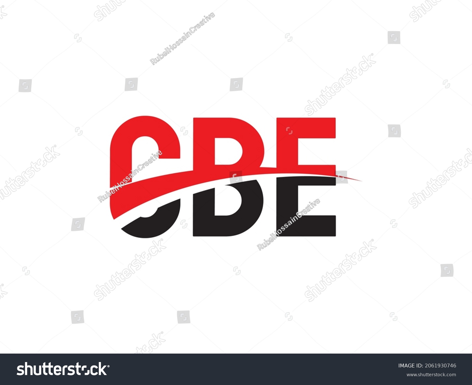 Cbe Letter Initial Logo Design Vector Stock Vector (Royalty Free ...