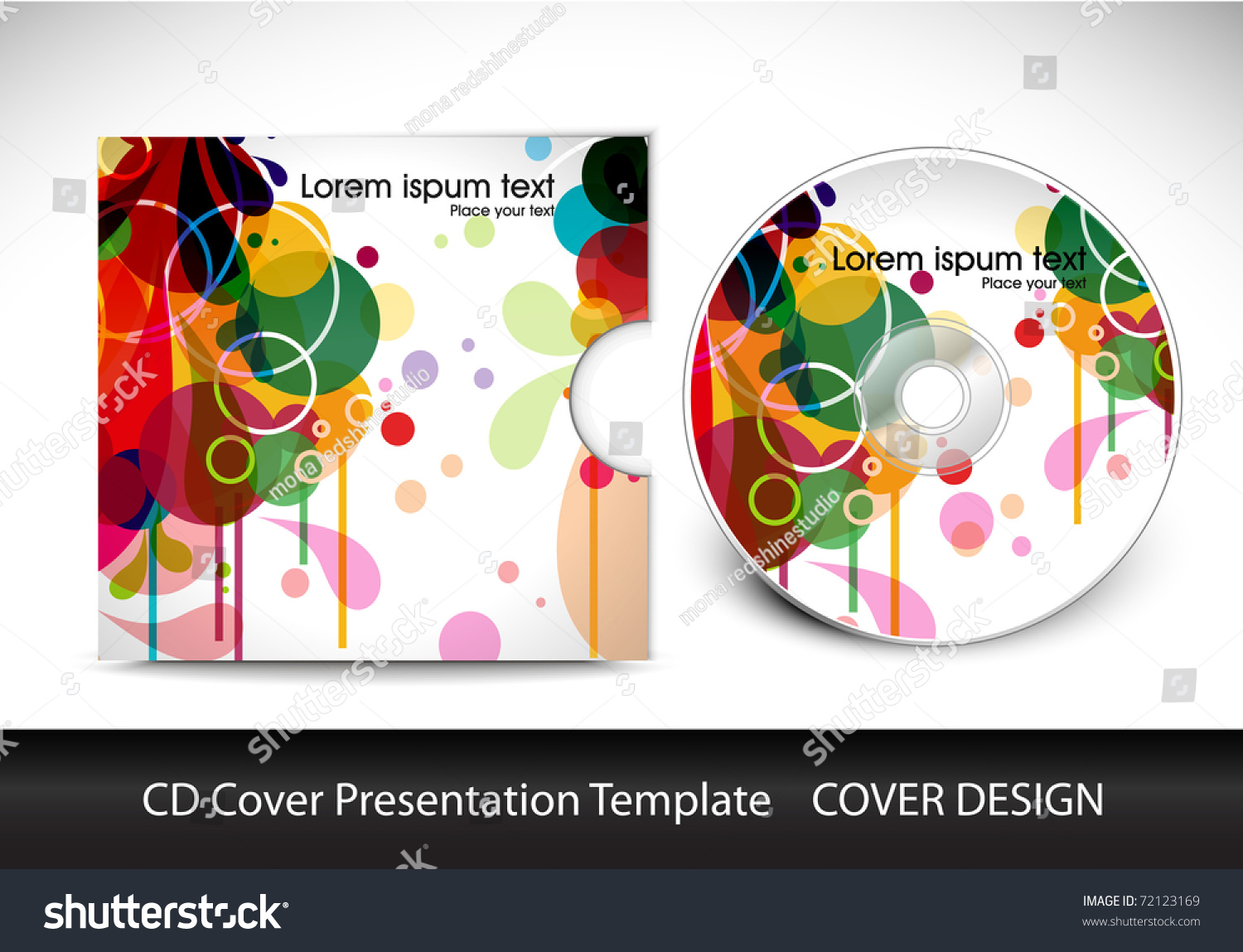 cd cover design template presentation editable stock vector cd cover design template presentation editable stock vector, Presentation templates
