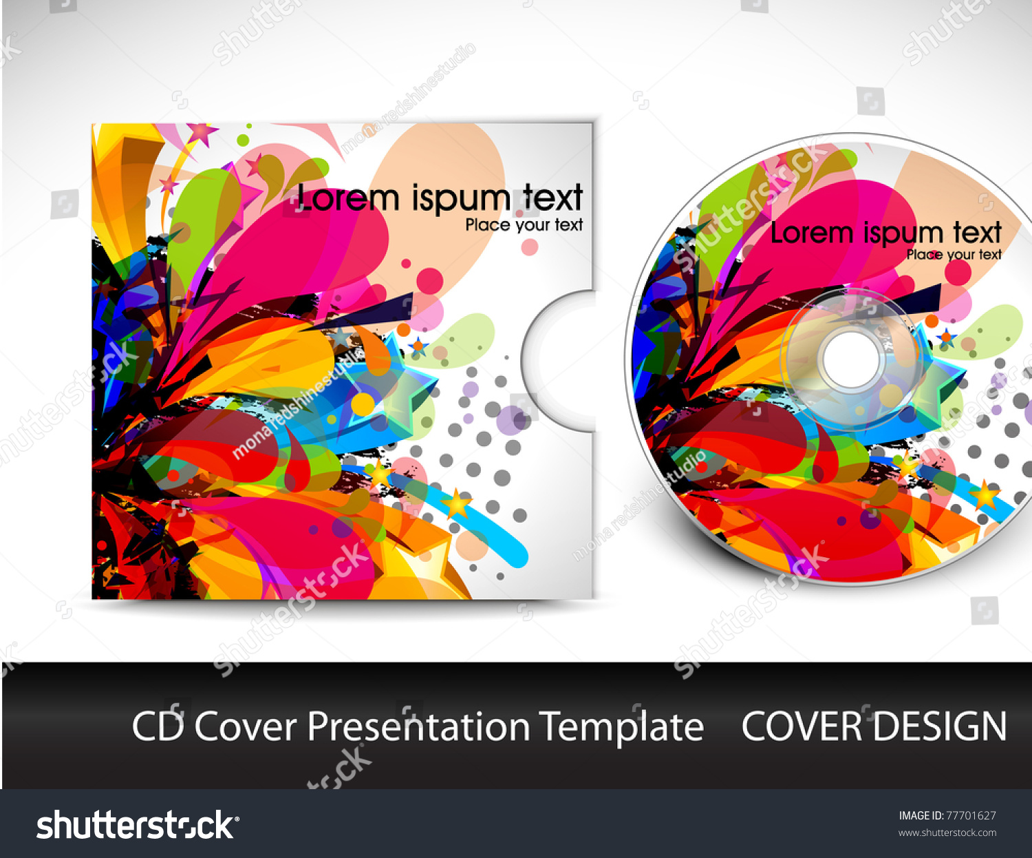 cd cover design template presentation editable stock vector cd cover design template presentation editable stock vector, Presentation templates