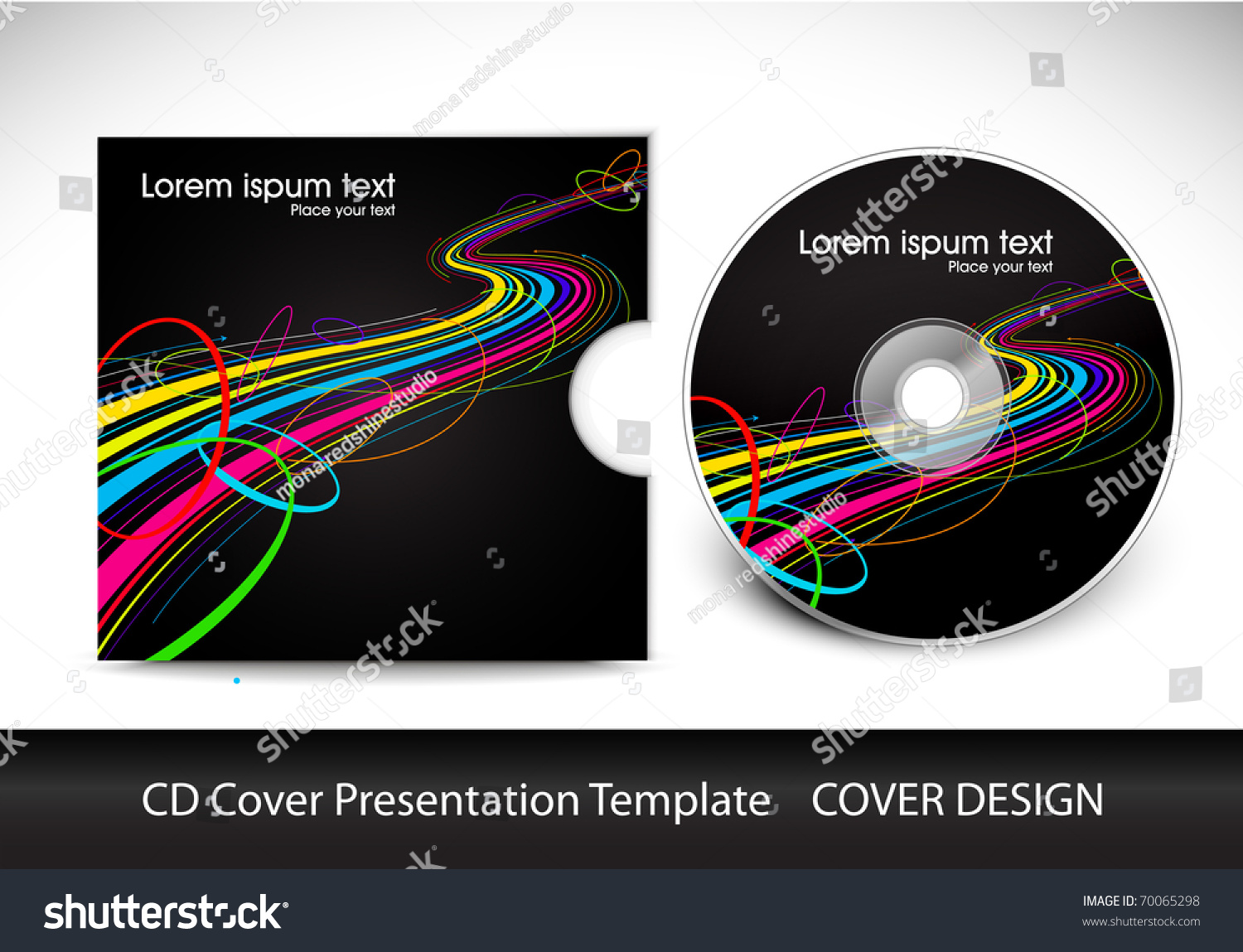 cd cover presentation design template editable stock vector cd cover presentation design template editable stock vector, Presentation templates