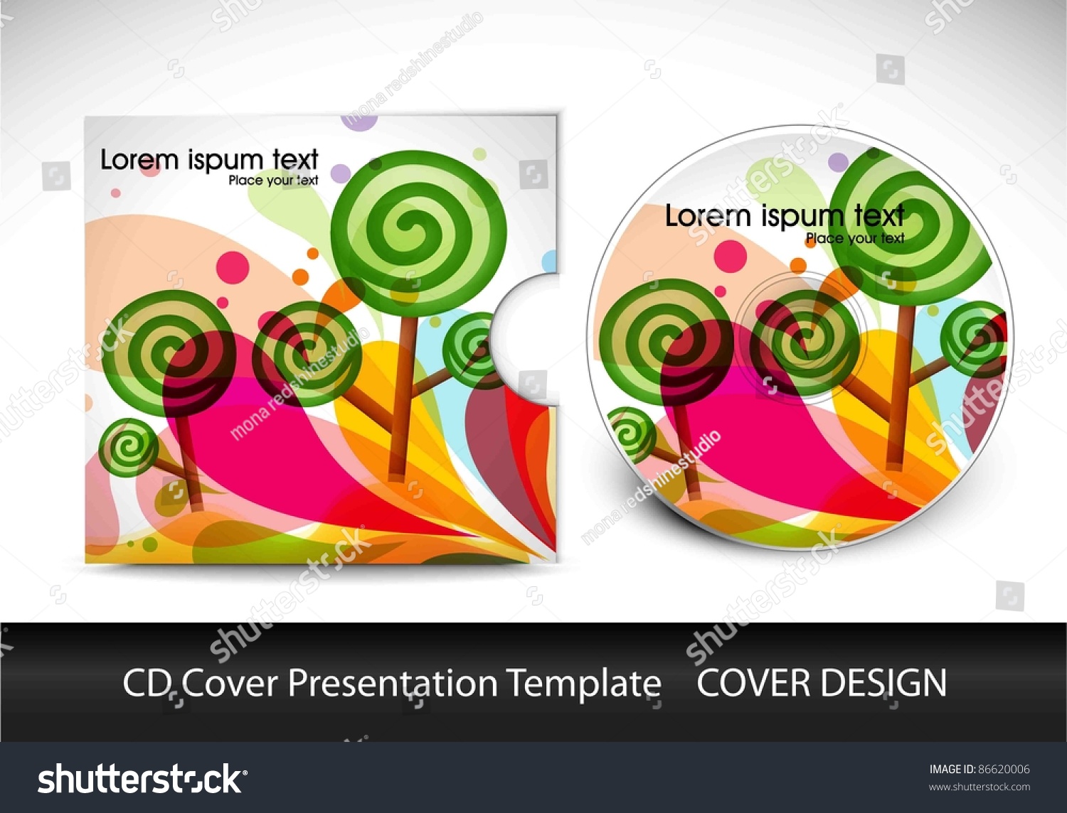cd cover presentation design template editable stock vector cd cover presentation design template editable stock vector, Presentation templates