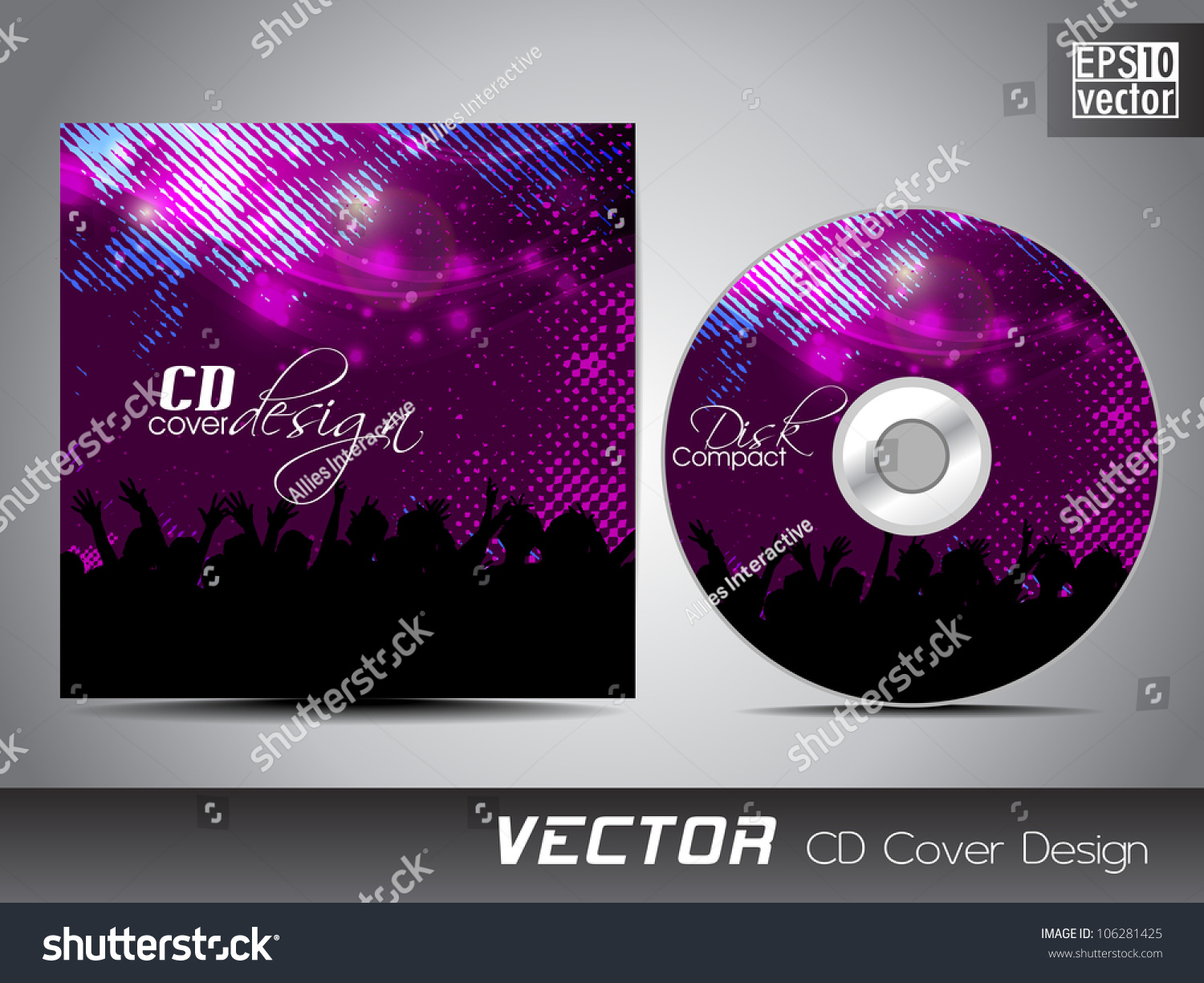 cd cover presentation design template copy stock vector 106281425 cd cover presentation design template copy stock vector 106281425, Presentation templates