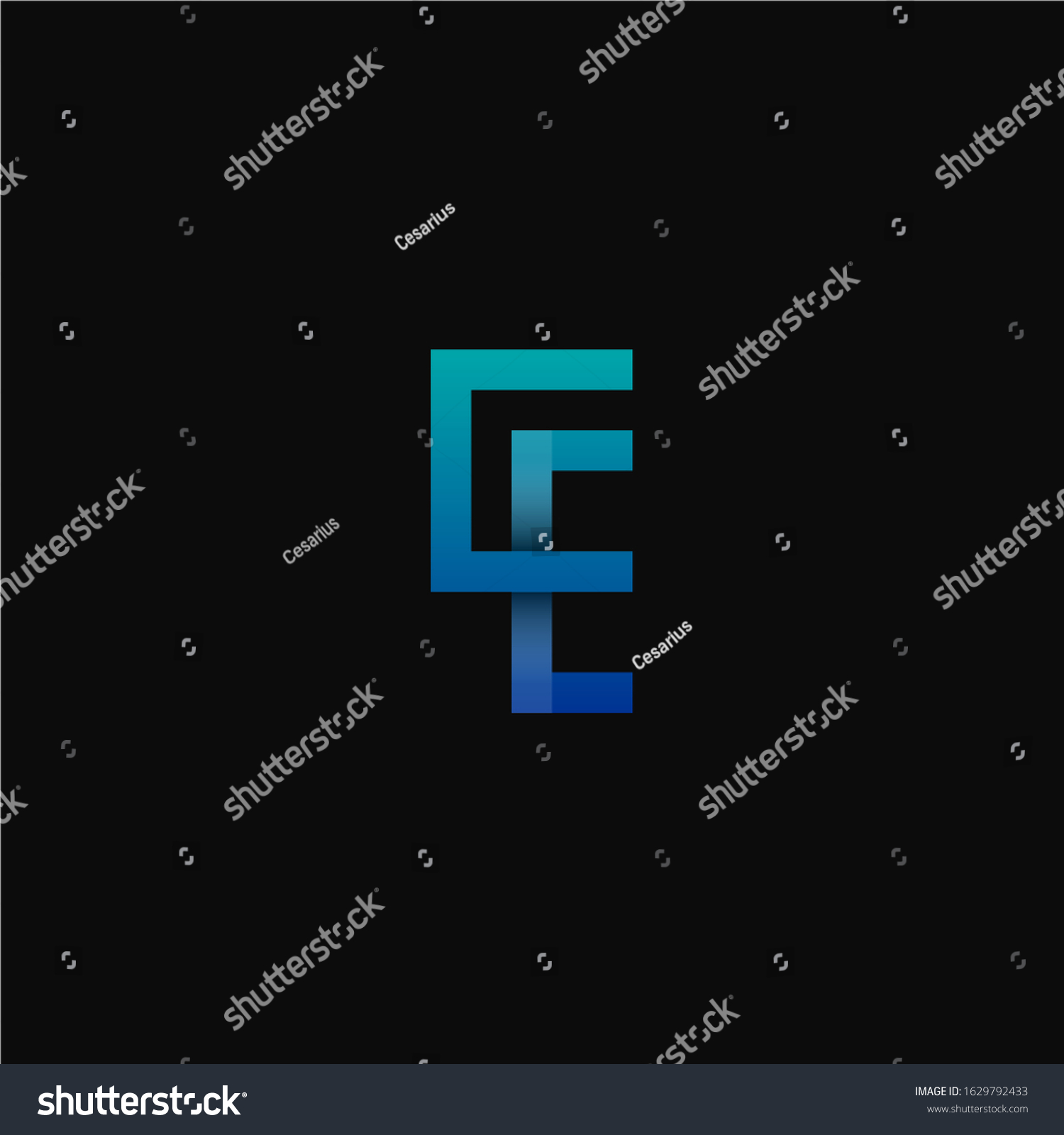 Ce Letters Vector Image Web Design Stock Vector (Royalty Free ...