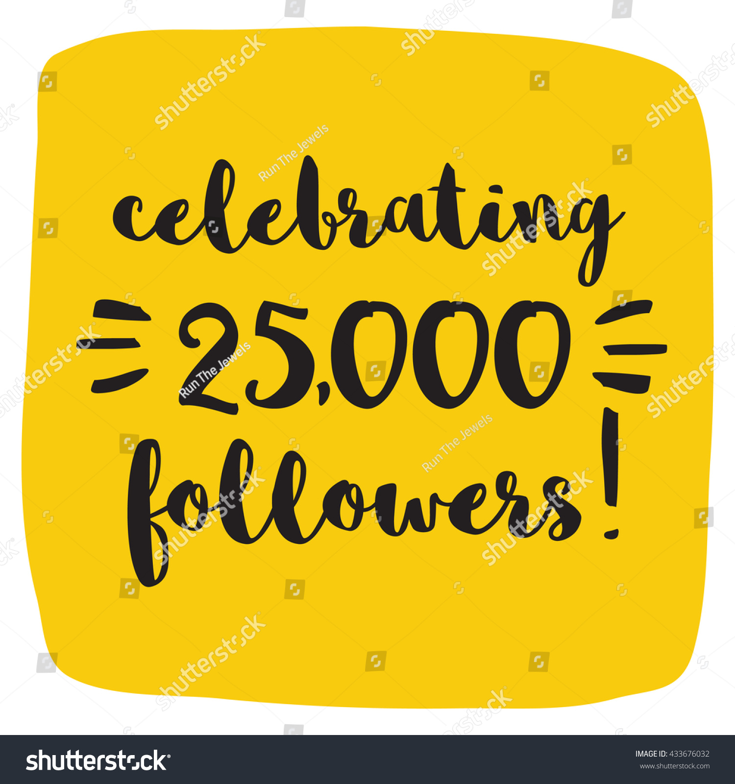 SVG of Celebrating 25000 Followers (Vector Design Template For Social Media) svg