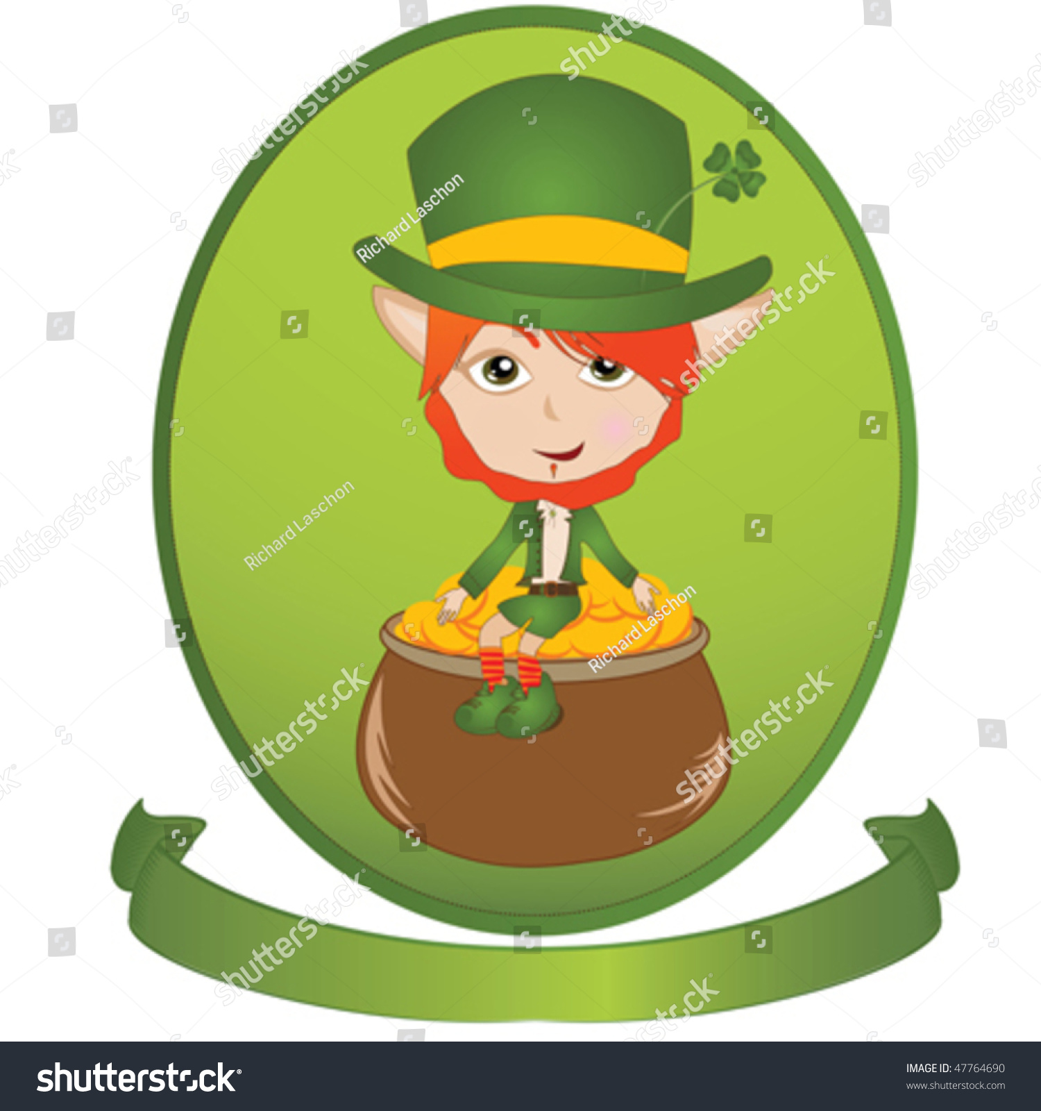 Celebration Card St Patty Stock Vector (Royalty Free) 47764690