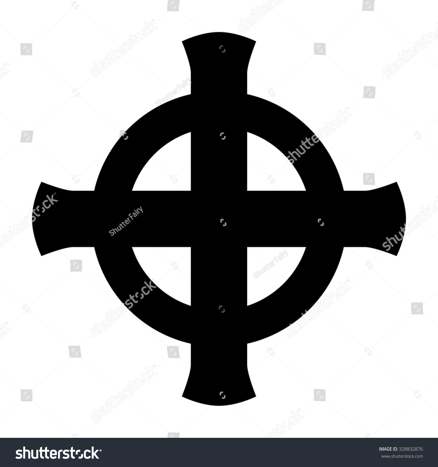 Celtic Cross Sketch Vector Illustration Cross Stock Vector Royalty Free 328832876 8560