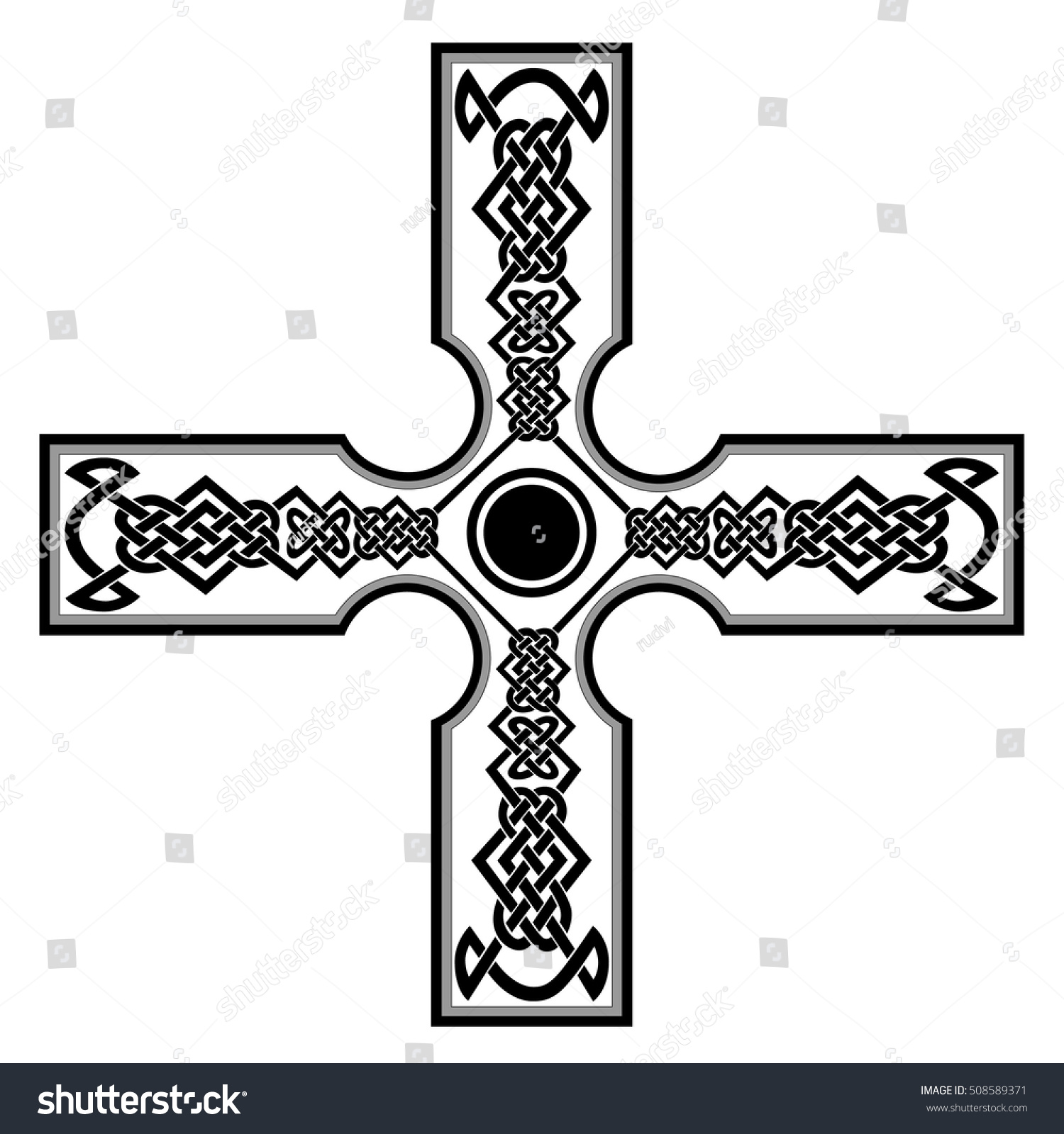 celtic cross tattoosceltic cross tattoo another stock vector celtic cross tattoosceltic cross tattoo another stock vector