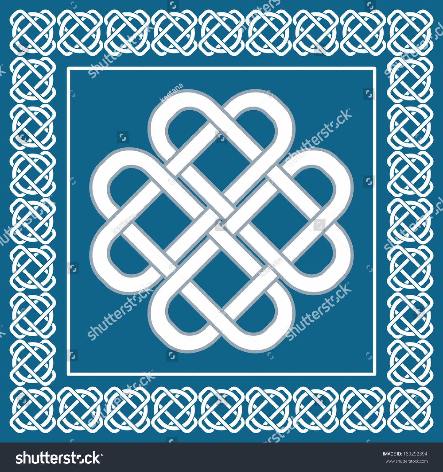 Download Celtic Love Knotsymbol Good Fortune Two Stock Vector ...