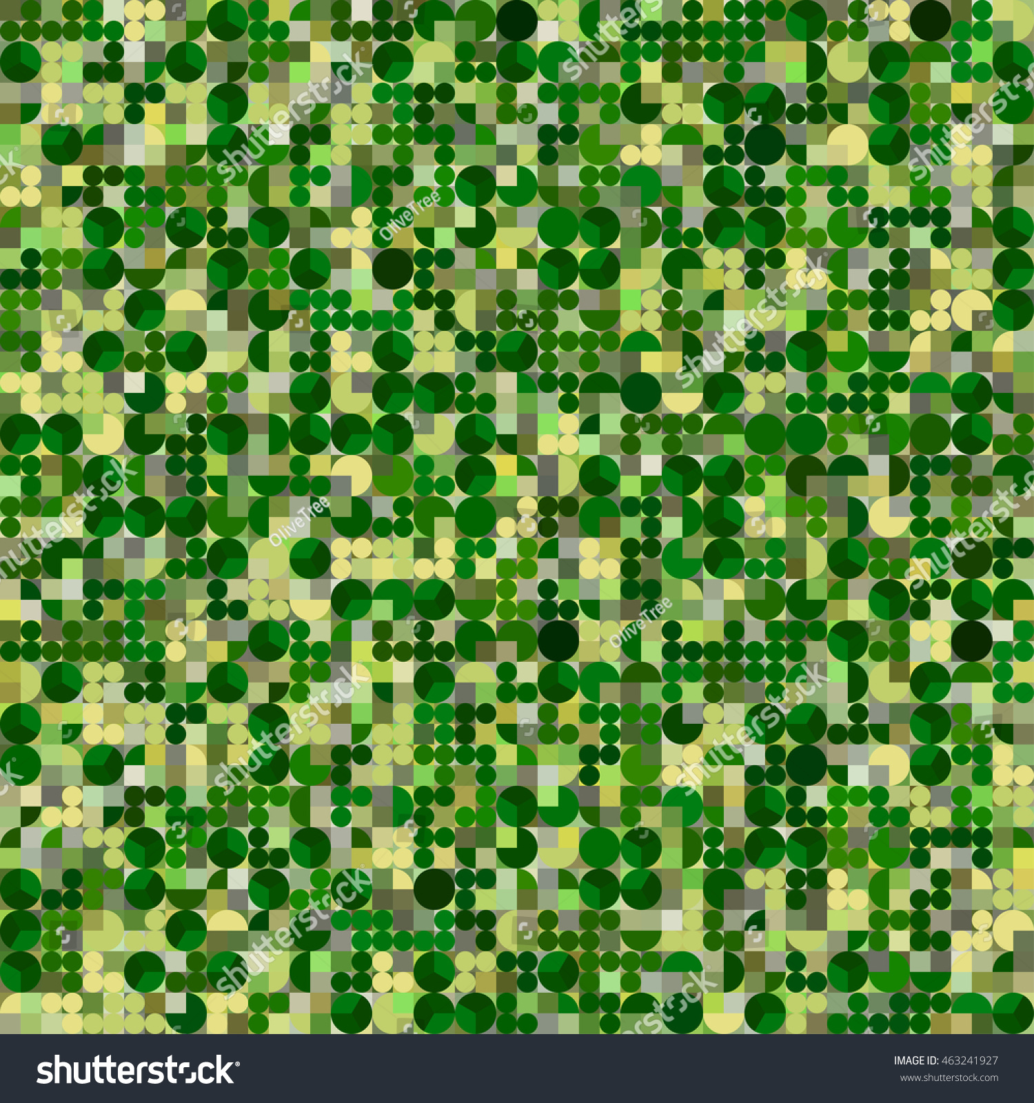 SVG of Center-pivot irrigation circular fields. Agricultural seamless pattern. Generative vector texture looking like aerial or satellite imagery svg