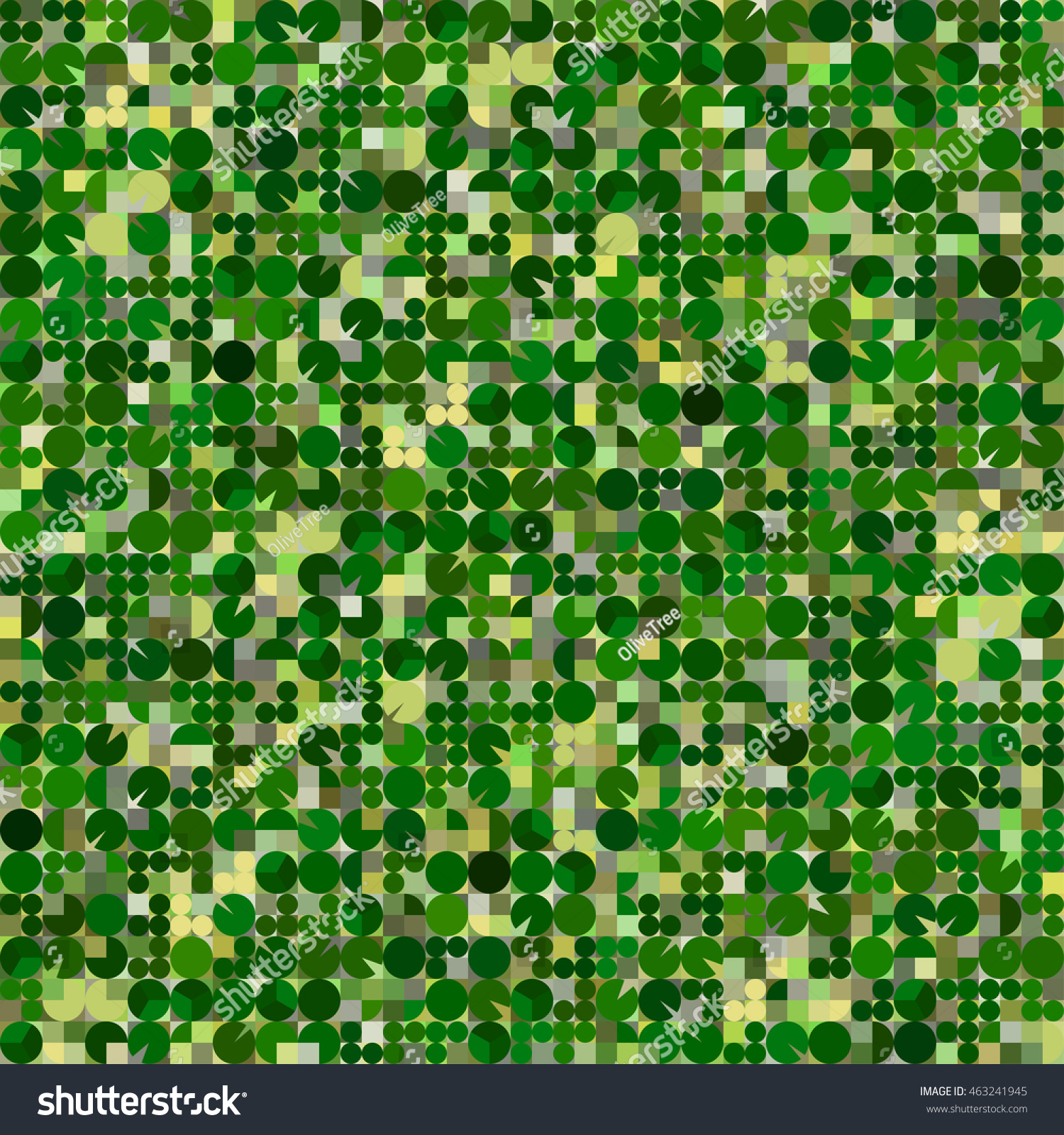 SVG of Center-pivot irrigation circular fields. Agricultural seamless pattern. Generative vector texture looking like aerial or satellite imagery svg