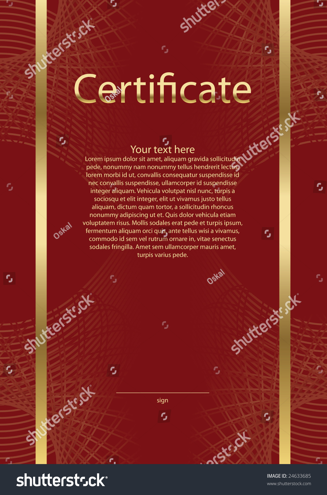 certificate model