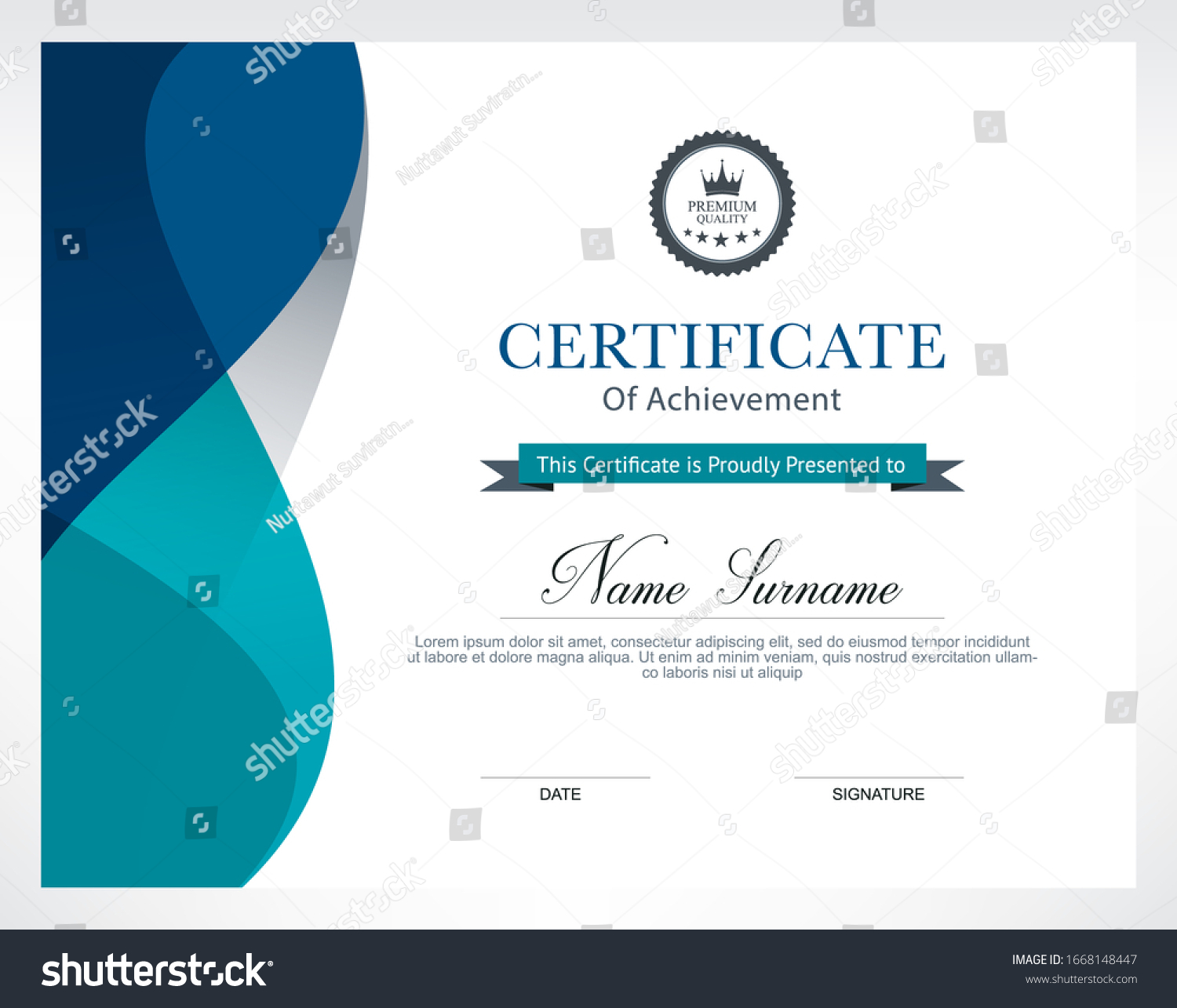Certificate Appreciation Design Template Stock Vector Royalty Free Certificate Appreciation Design Template Stock Vector Royalty Free