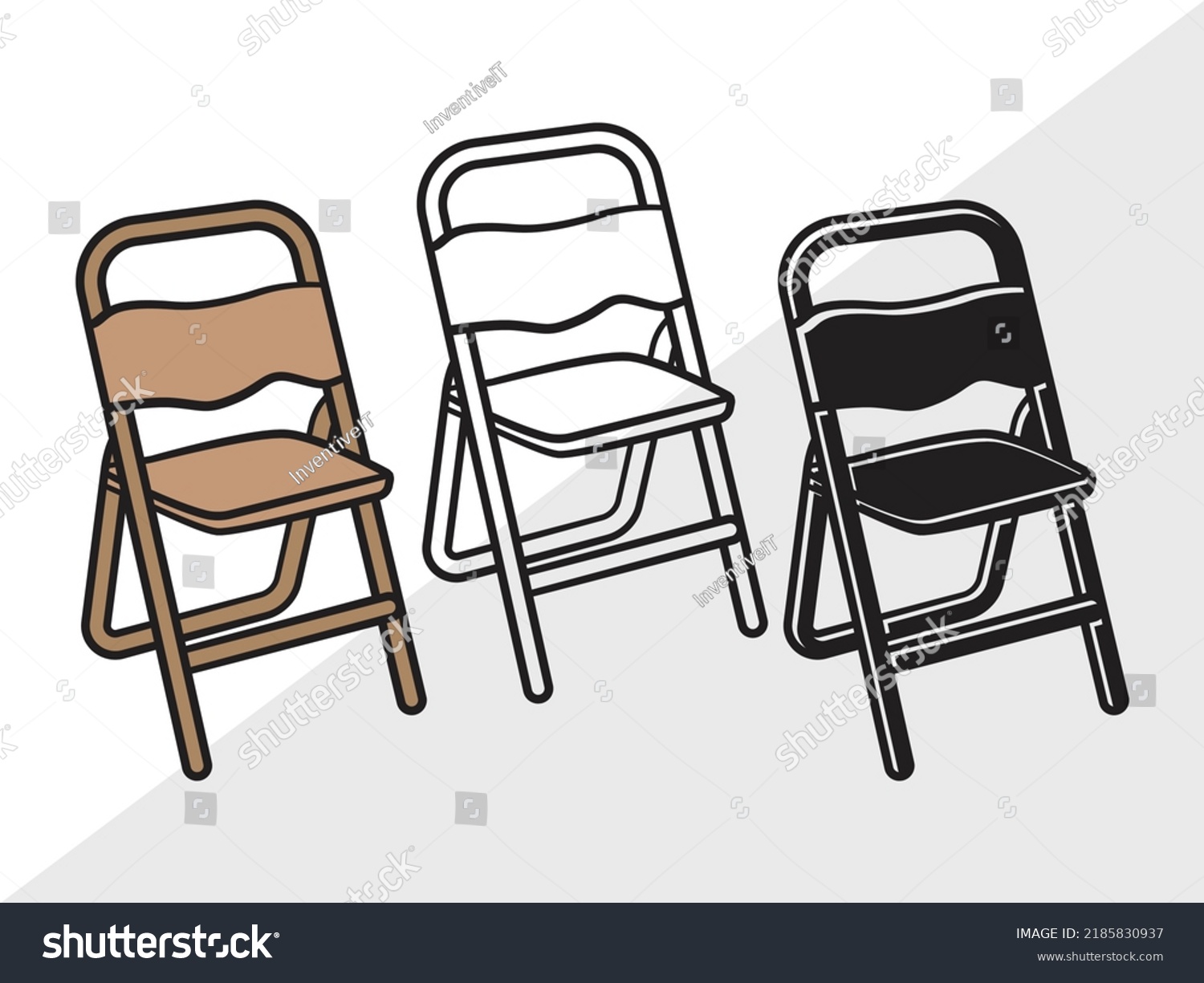 SVG of Chairs Clipart SVG Printable Vector Illustration svg