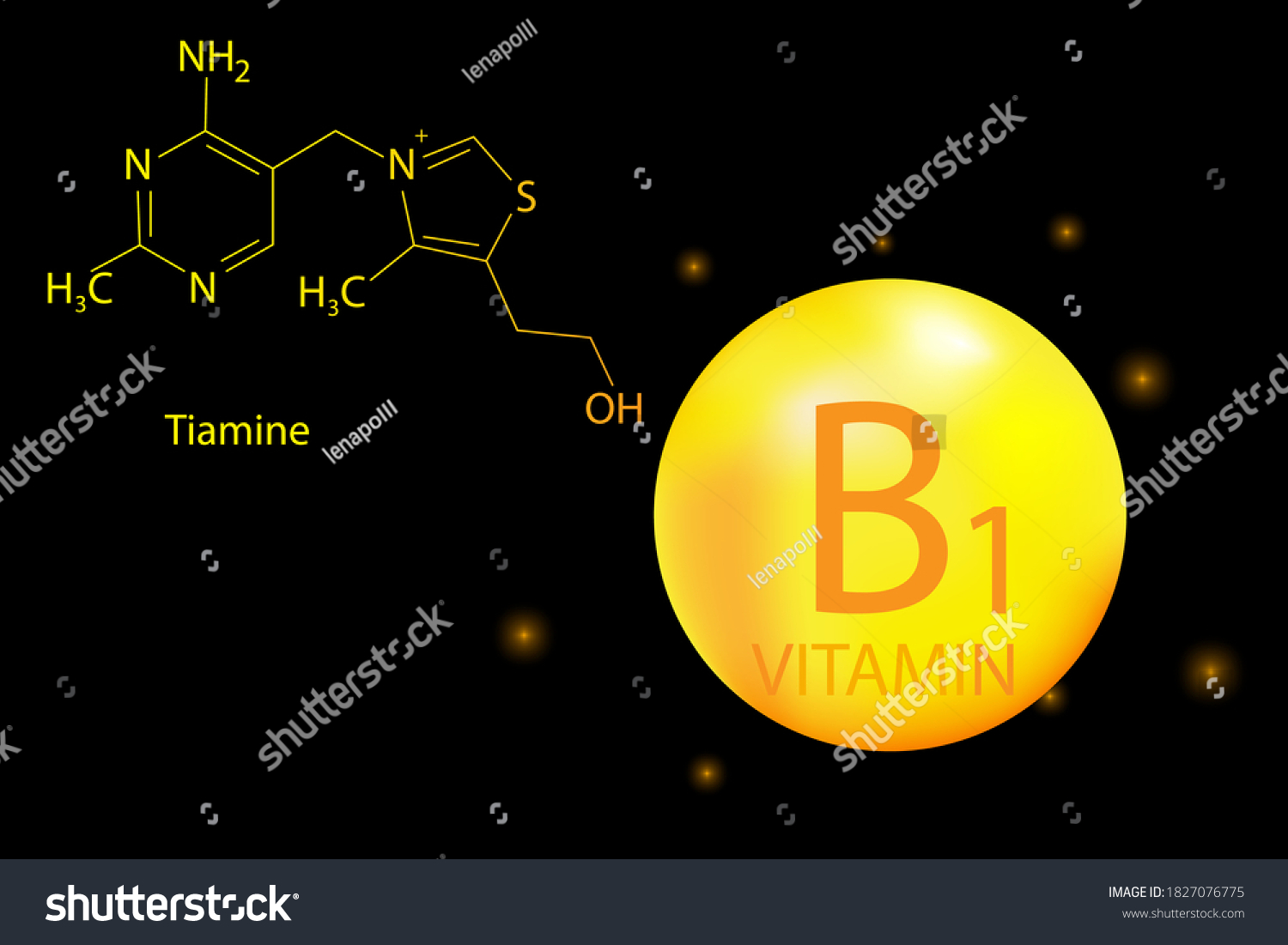 Chalkboard Button Vitamin B1 Heart Icon Stock Vector (Royalty Free ...