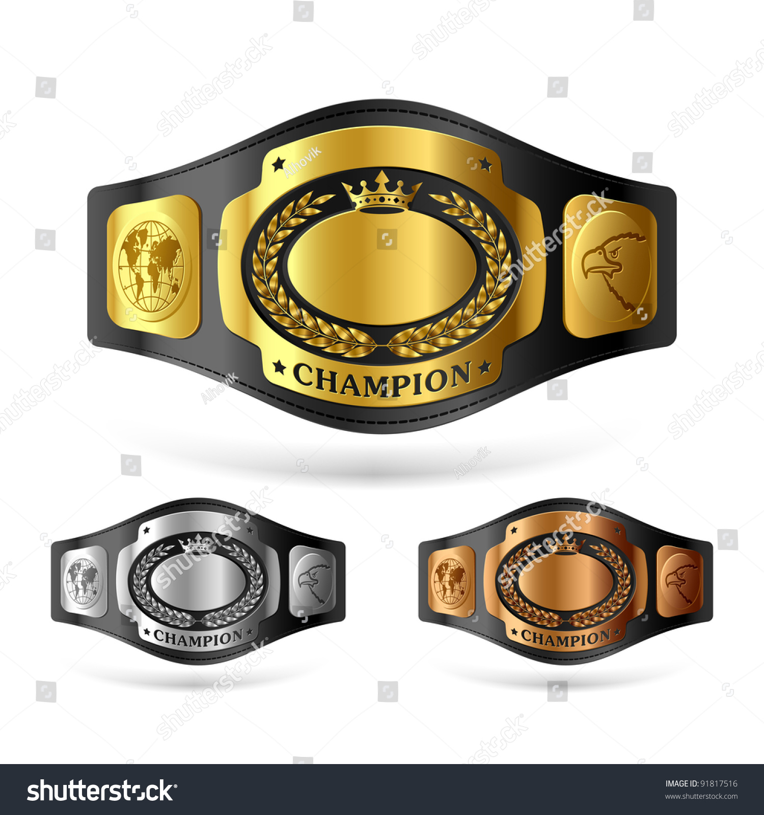 SVG of Champion belt. Vector. svg