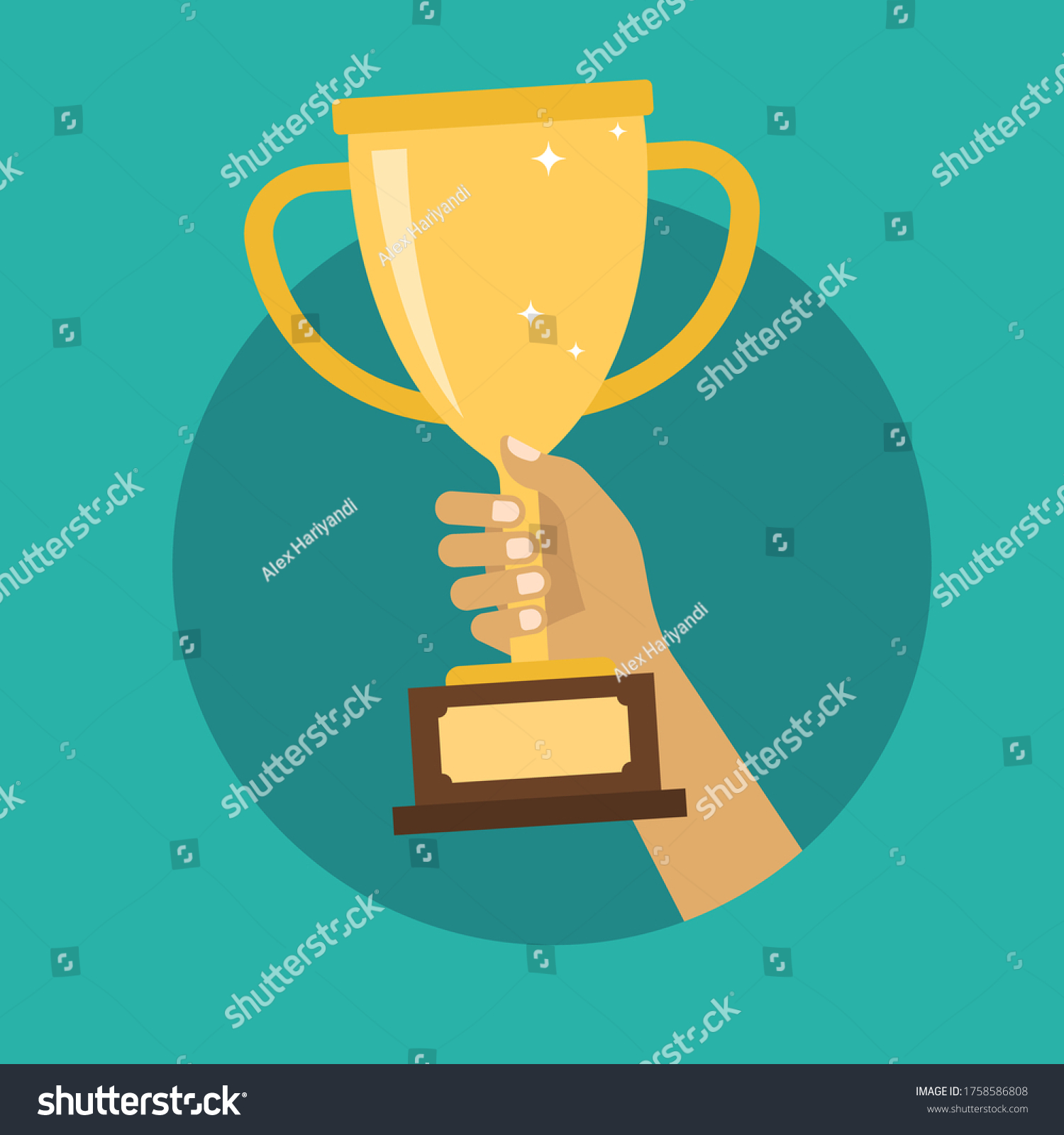 Championship Leadership Isolated Vector Illustration Stock Vector ...