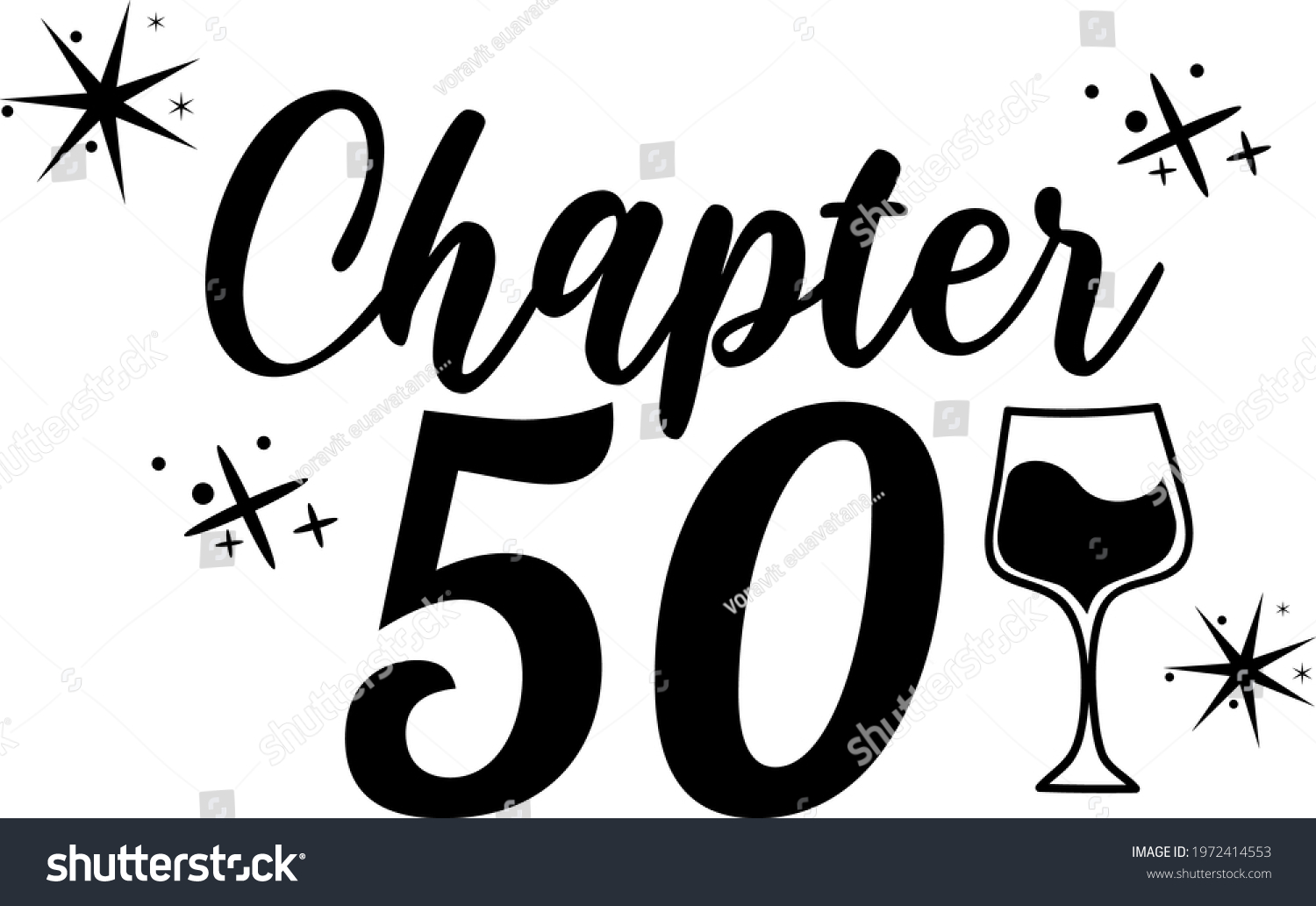 SVG of Chapter 50 Fabulous 1970 Happy Birthday Fifty years anniversary celebration Vector Clipart Eps Cut File Lettering typography poster Vector design card mother day Hand drawn quote love you mom company svg