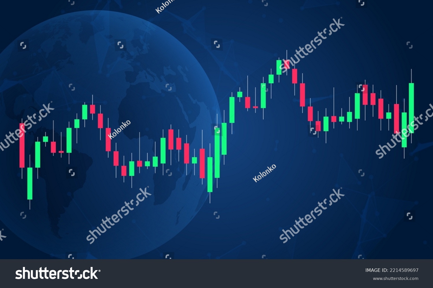 SVG of Chart candle stock graph forex market. Trade candle chart stock finance price exchange background crypto currency svg