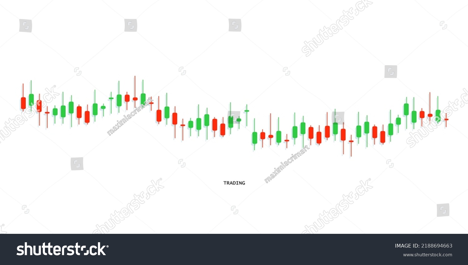 SVG of Charts pattern trading illustration with candles. Rise and fall graph. Vector EPS 10 svg