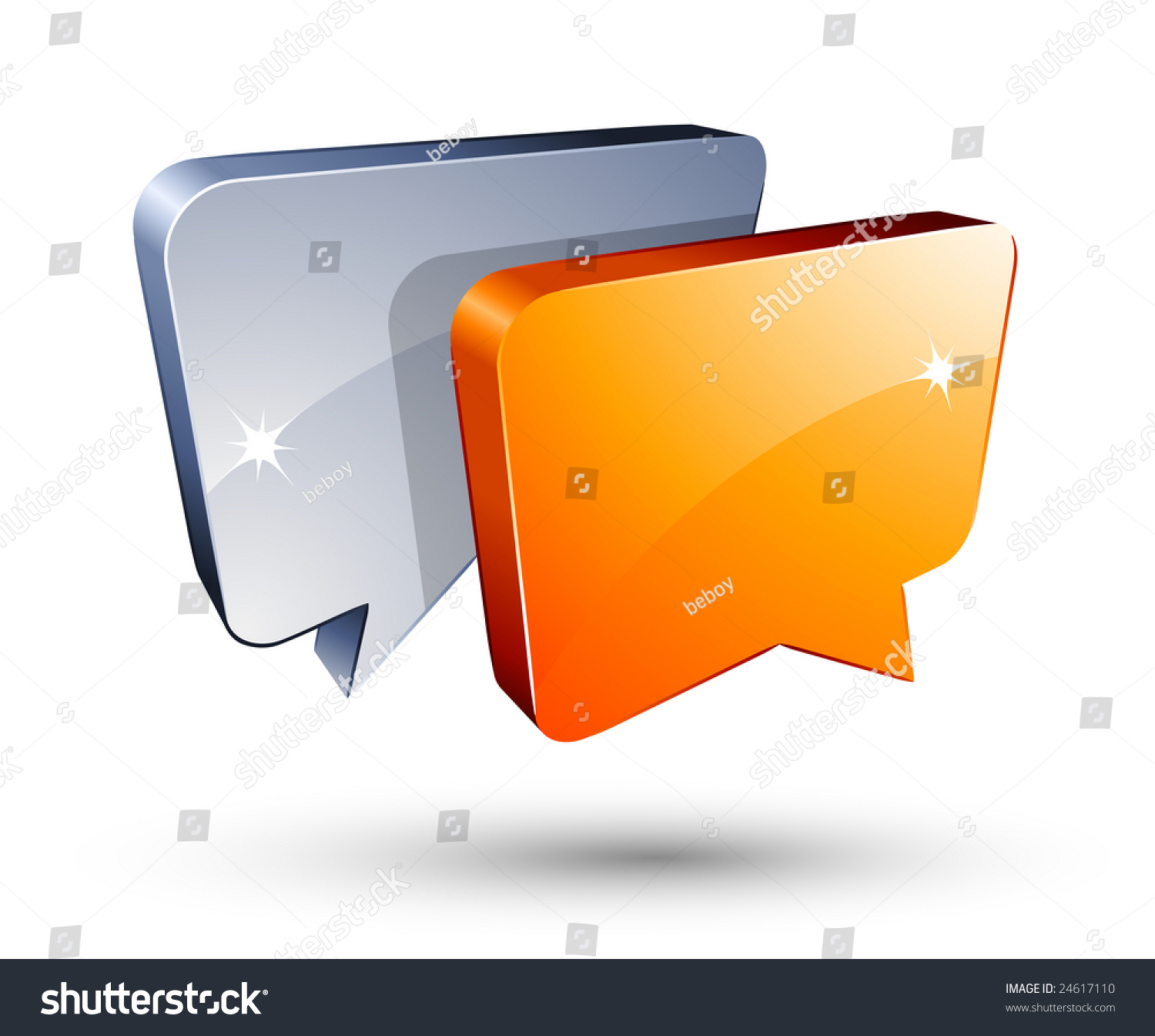 Chat Box Stock Vector (Royalty Free) 24617110 - Shutterstock