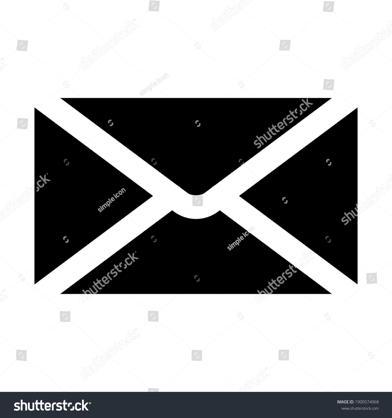 Chat Icon Message Iconemail Icon Vector Stock Vector (Royalty Free ...