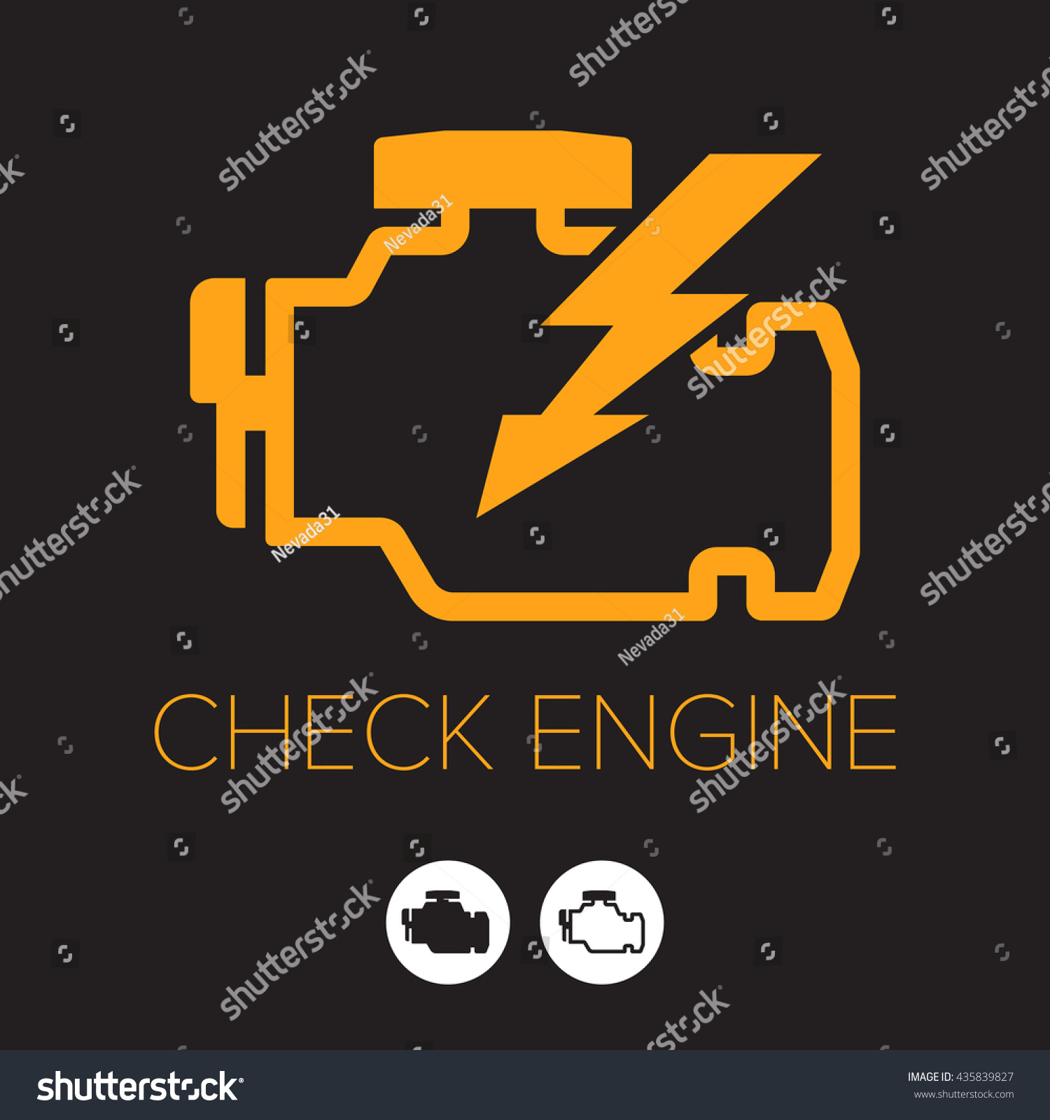 check engine symbol