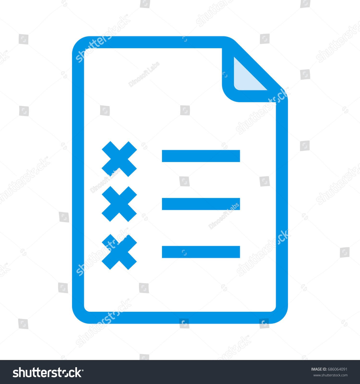 Check List File Stock Vector (Royalty Free) 686064091 | Shutterstock