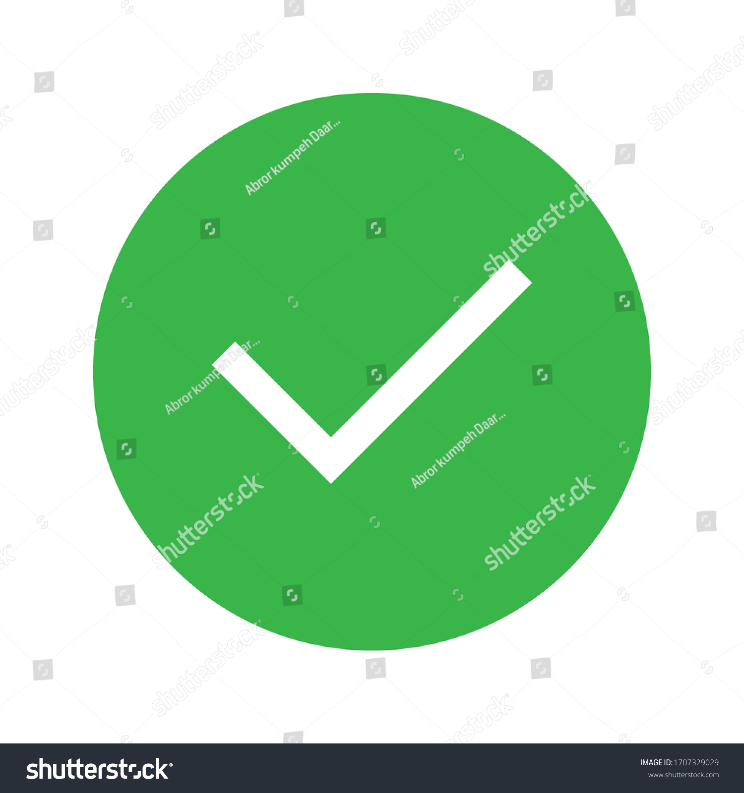 Icono De Marca De Verificación Símbolo Vector De Stock Libre De Regalías 1707329029 5147