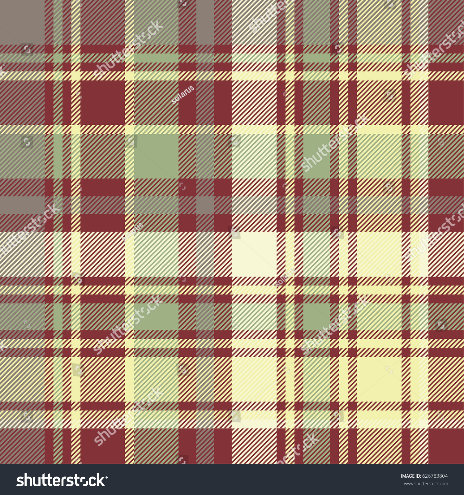 Check Plaid Fabric Texture Seamless Pattern Stock Vector Royalty Free 626783804 Shutterstock 6690