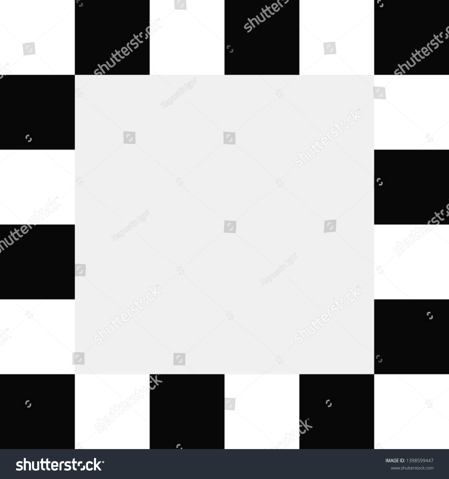 Checkered Flag Frame Vector Seamless Background Stock Vector (Royalty ...