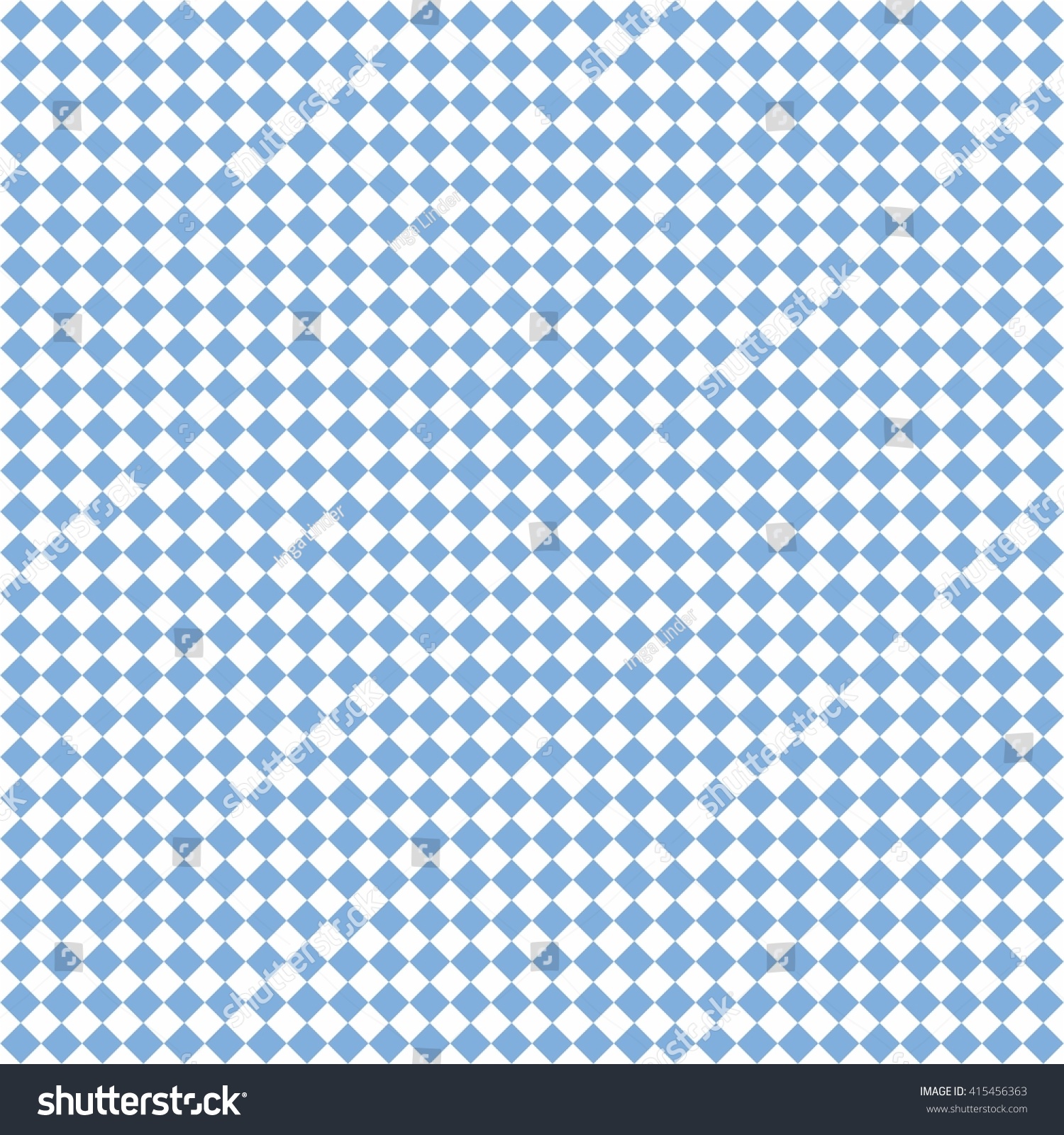 Checkered Tile Vector Pattern Blue White Stock Vector (Royalty Free